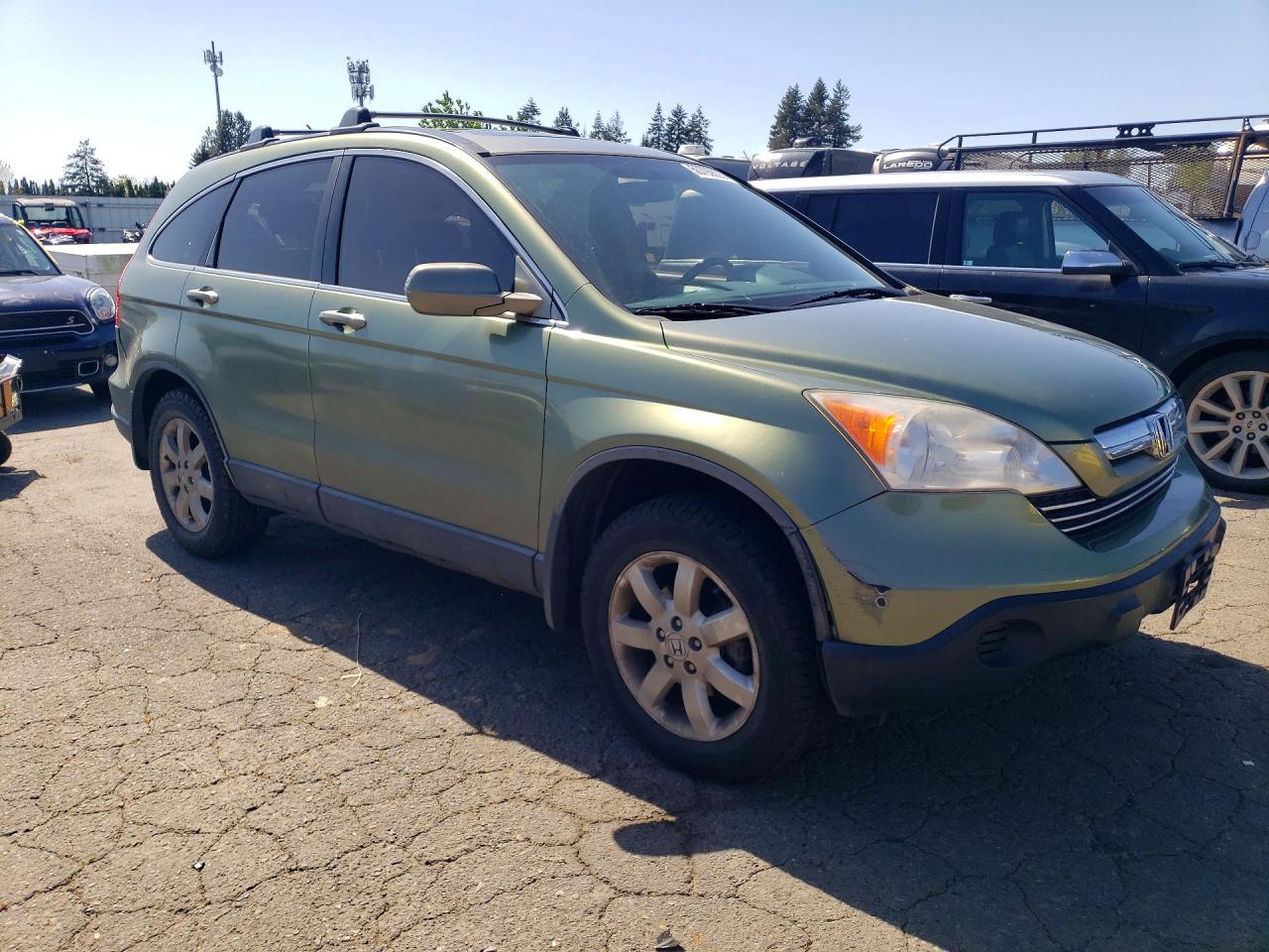 2007 Honda Cr-v Exl Green vin: JHLRE38767C052823