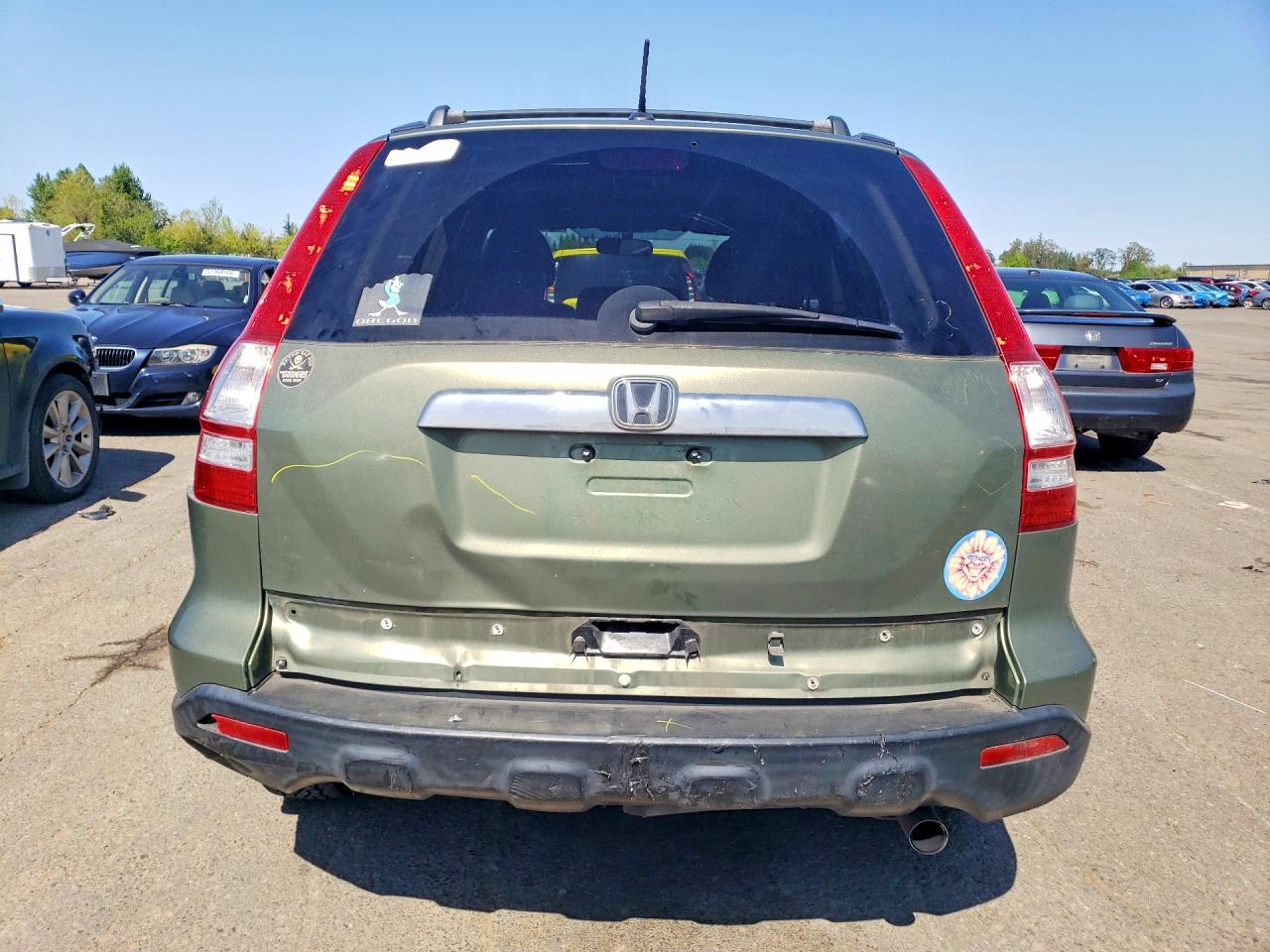 2007 Honda Cr-v Exl Green vin: JHLRE38767C052823