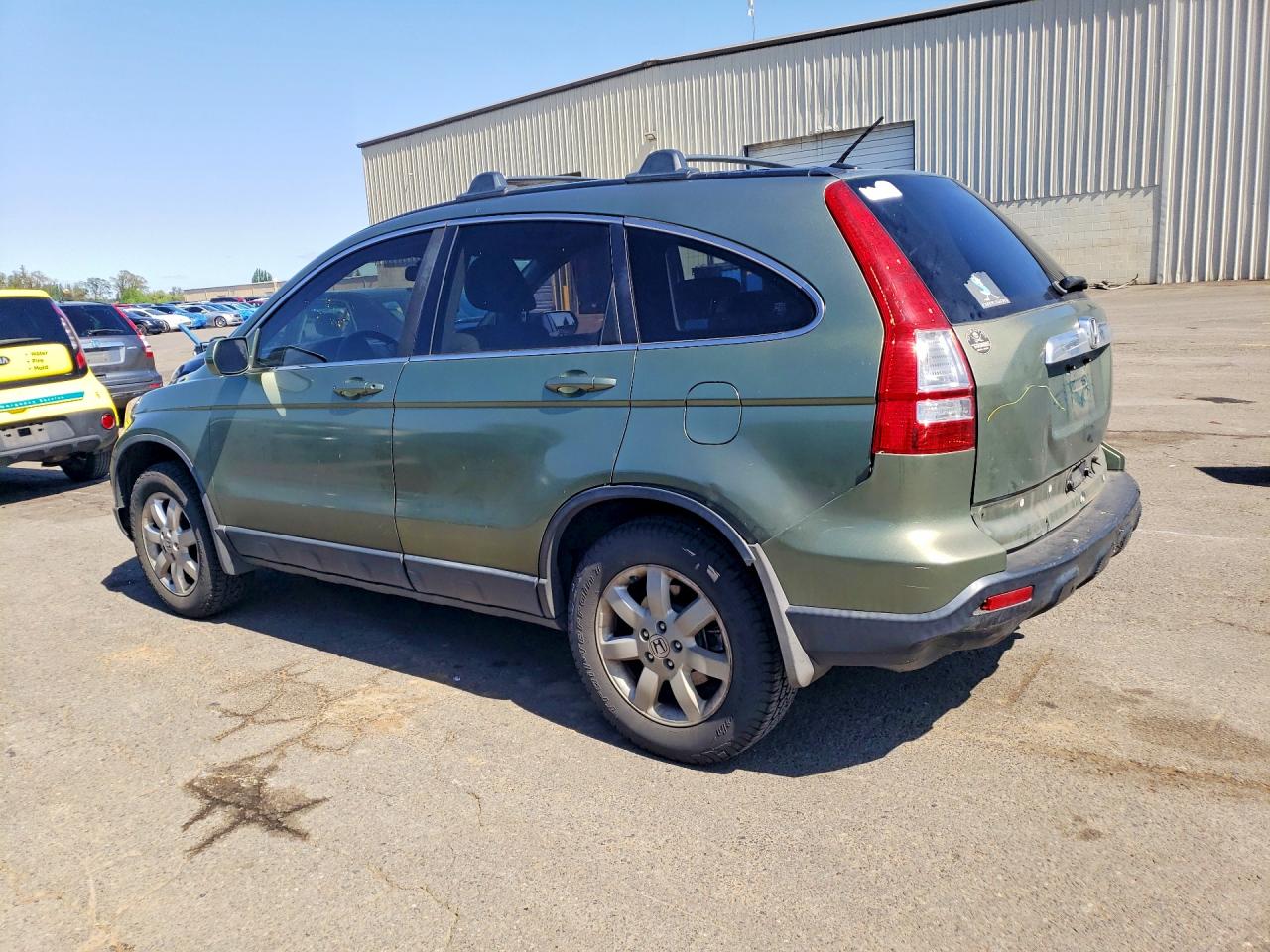 2007 Honda Cr-v Exl Green vin: JHLRE38767C052823