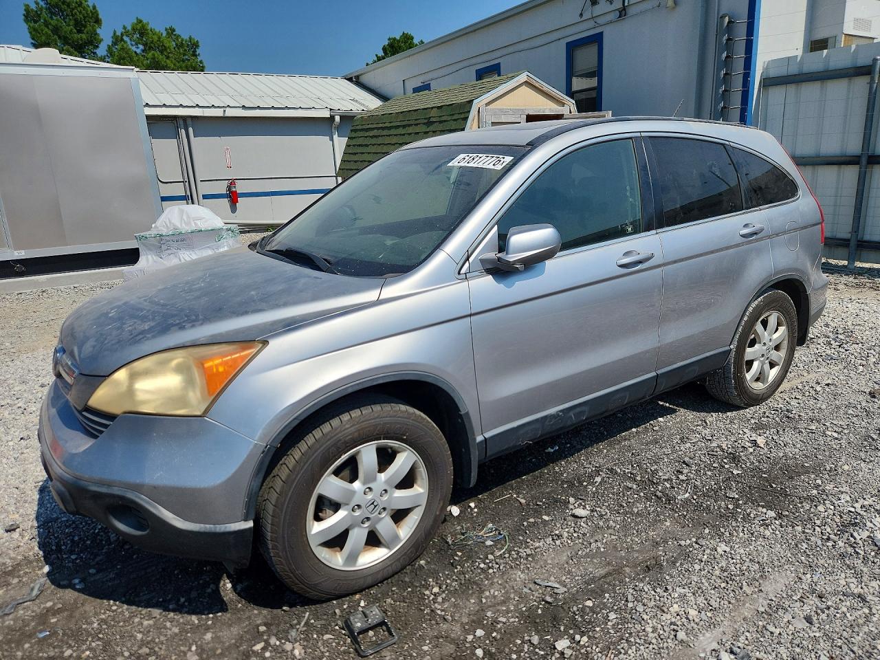2007 Honda Cr-v Exl Silver vin: JHLRE38767C059920