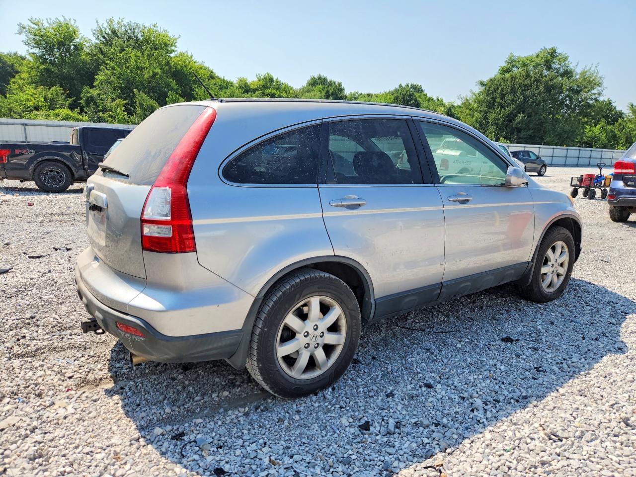 2007 Honda Cr-v Exl Silver vin: JHLRE38767C059920
