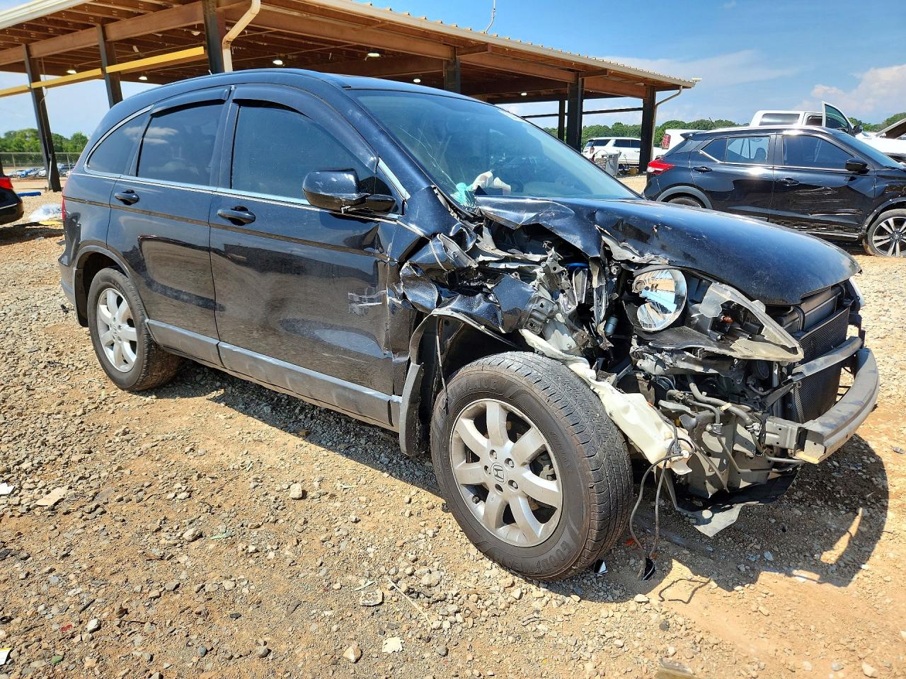 2007 Honda Cr-v Exl Black vin: JHLRE38767C069847
