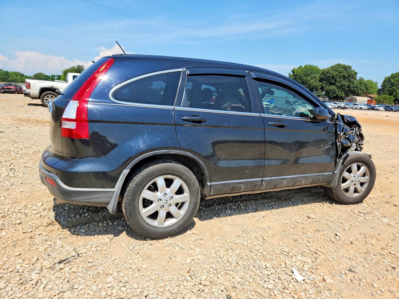 2007 Honda Cr-v Exl Black vin: JHLRE38767C069847