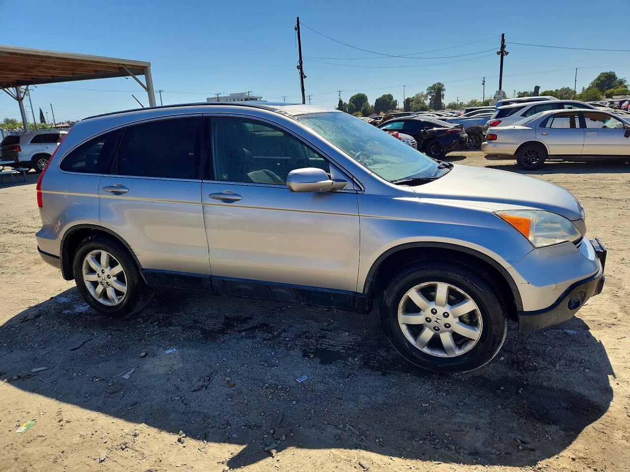2008 Honda Cr-v Exl Silver vin: JHLRE38768C014980