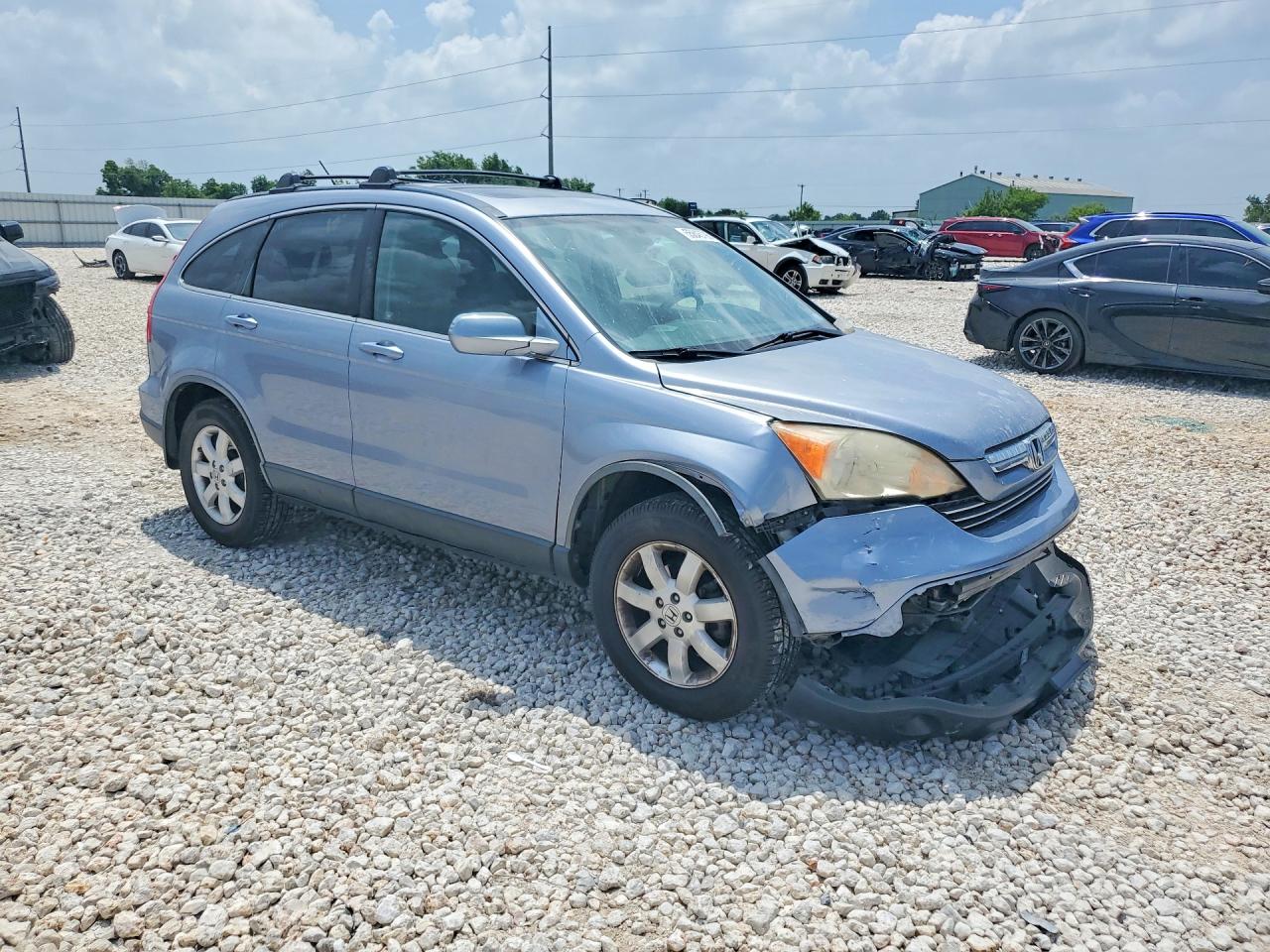 2008 Honda Cr-v Exl Blue vin: JHLRE38768C019144