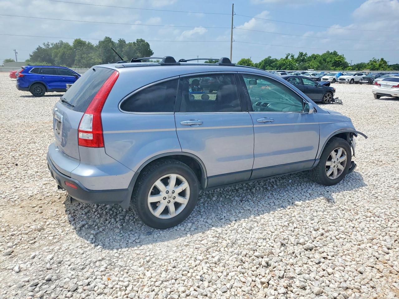 2008 Honda Cr-v Exl Blue vin: JHLRE38768C019144