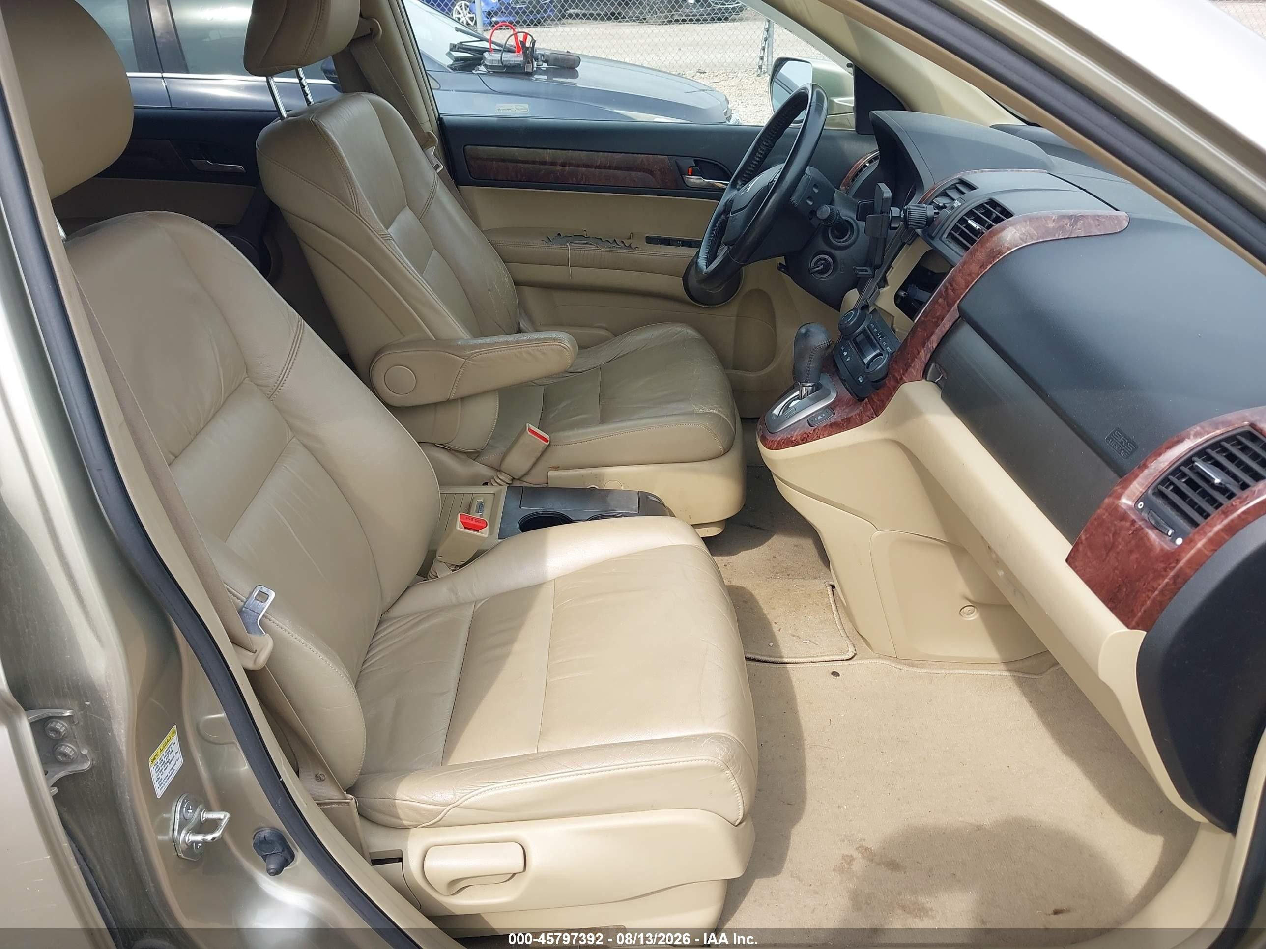 2008 Honda Cr-v Ex-l Gold vin: JHLRE38768C020634