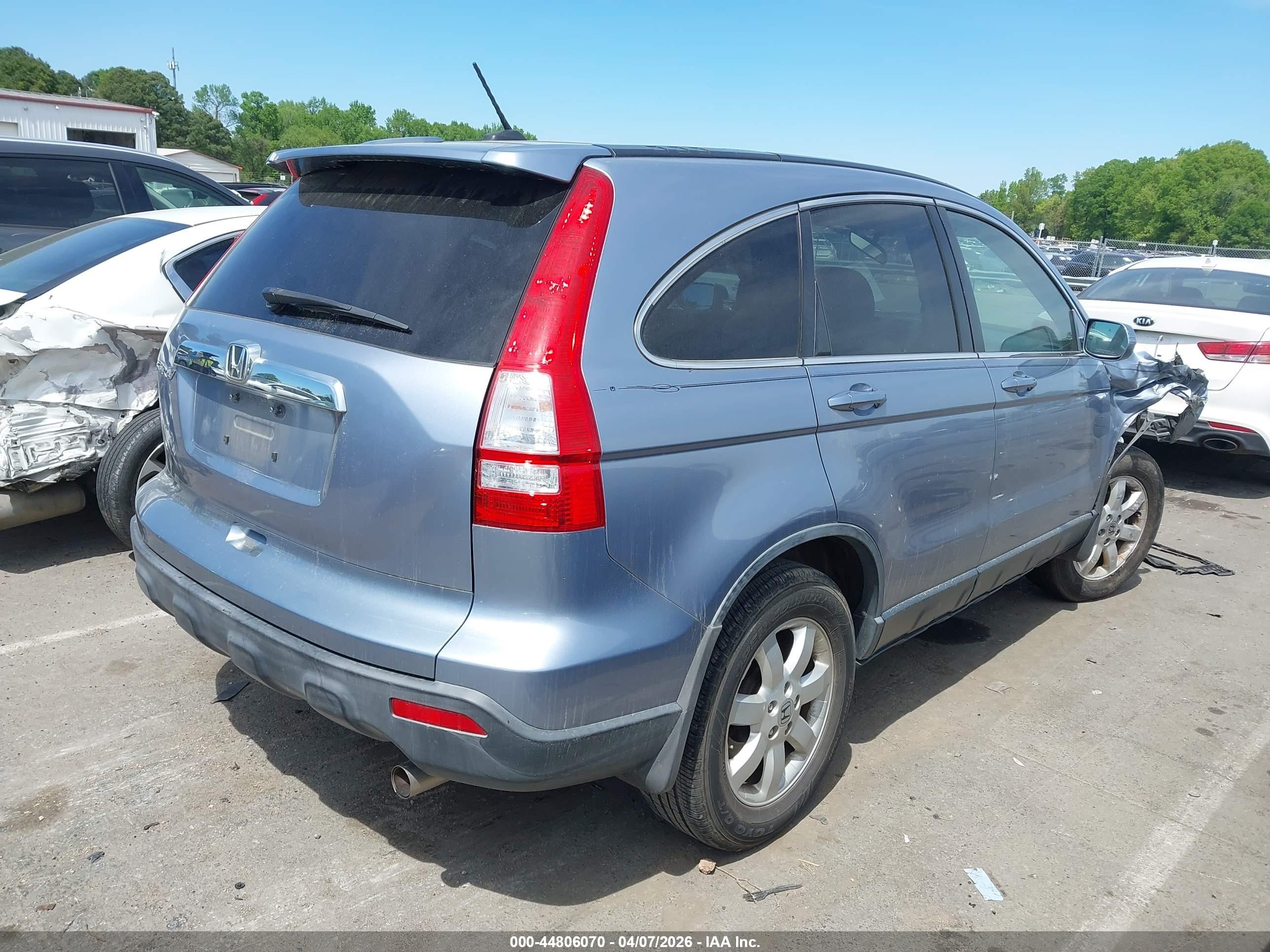 2008 Honda Cr-v Ex-l Blue vin: JHLRE38768C021900
