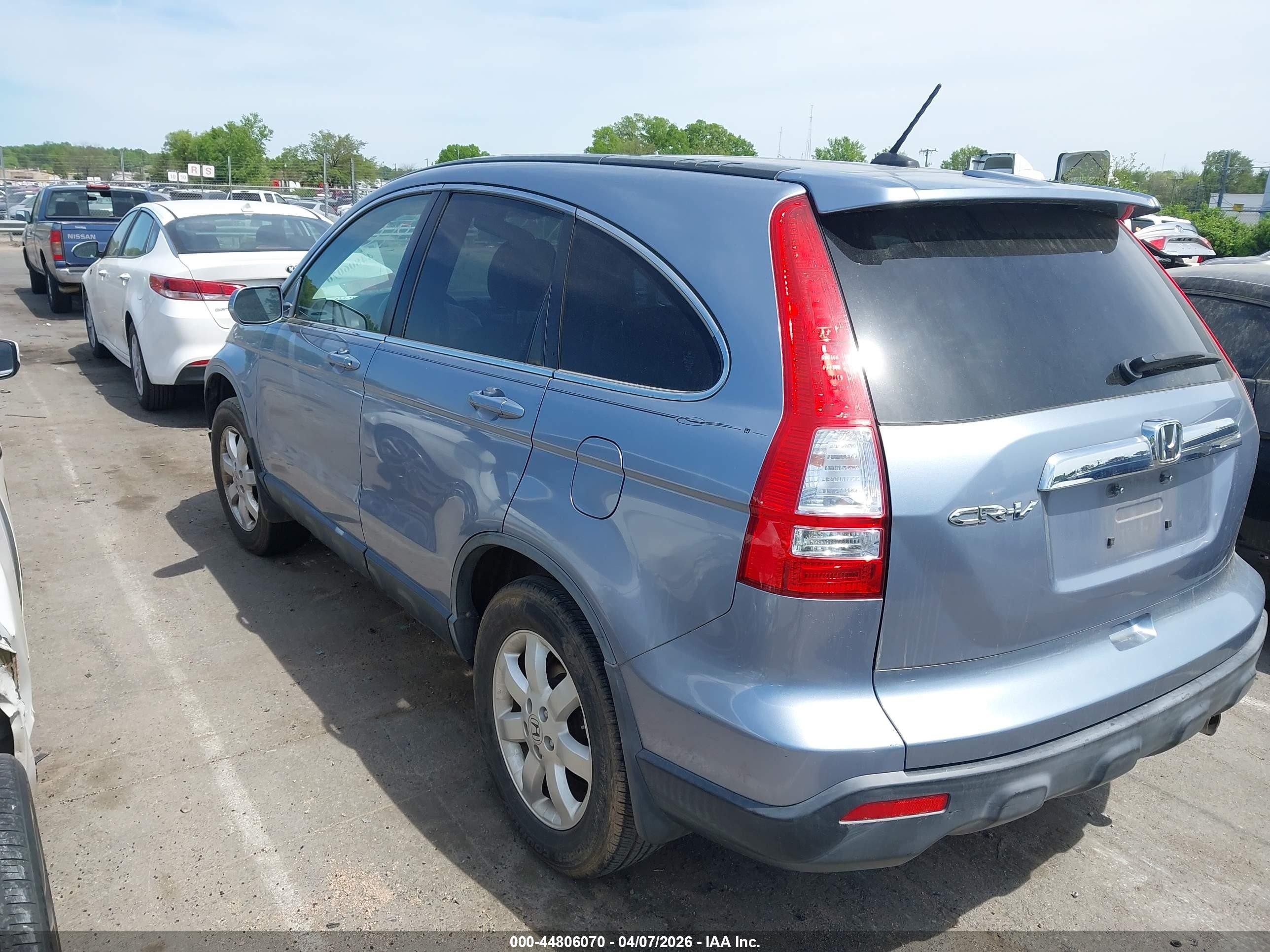 2008 Honda Cr-v Ex-l Blue vin: JHLRE38768C021900