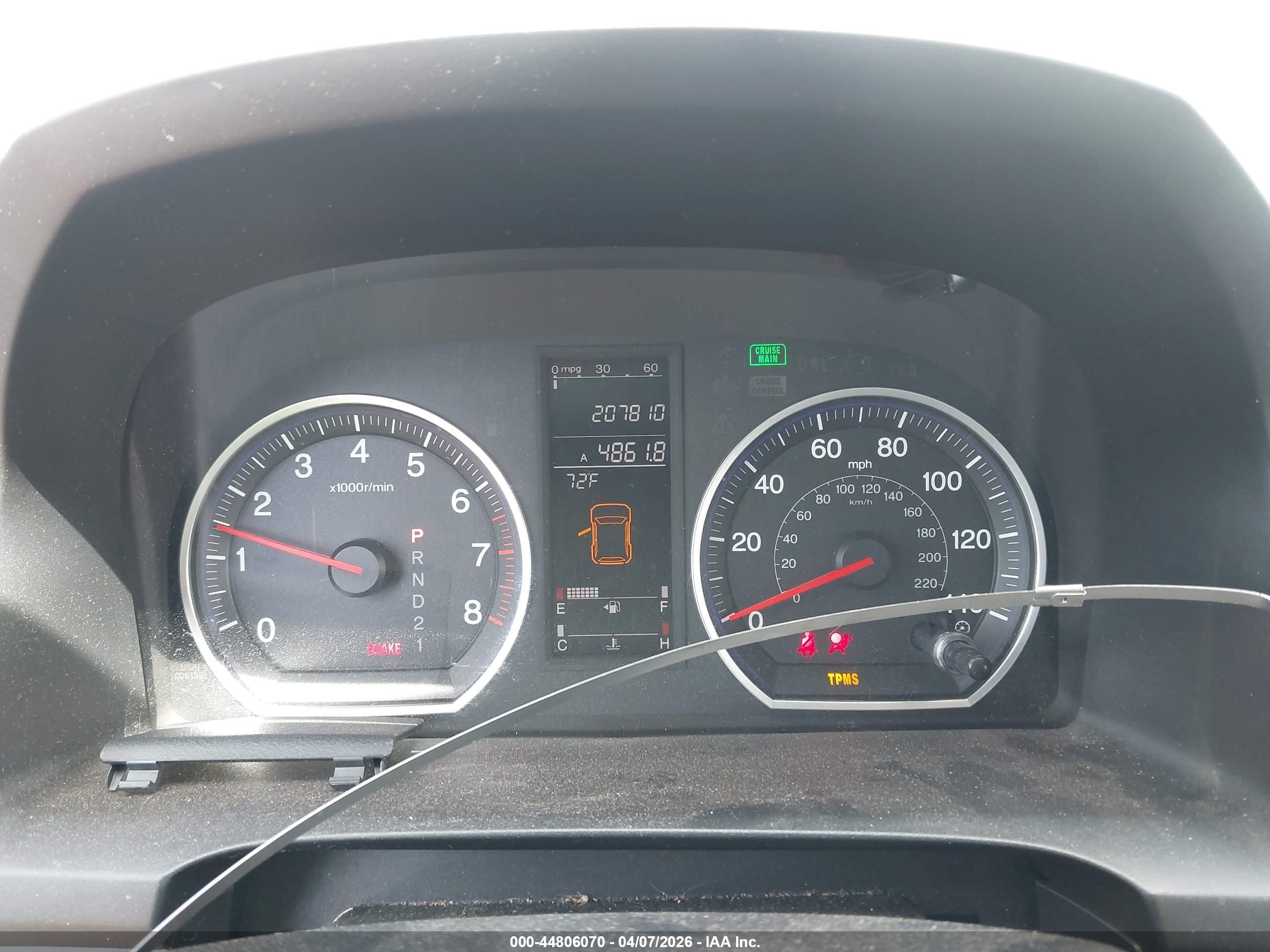 2008 Honda Cr-v Ex-l Blue vin: JHLRE38768C021900