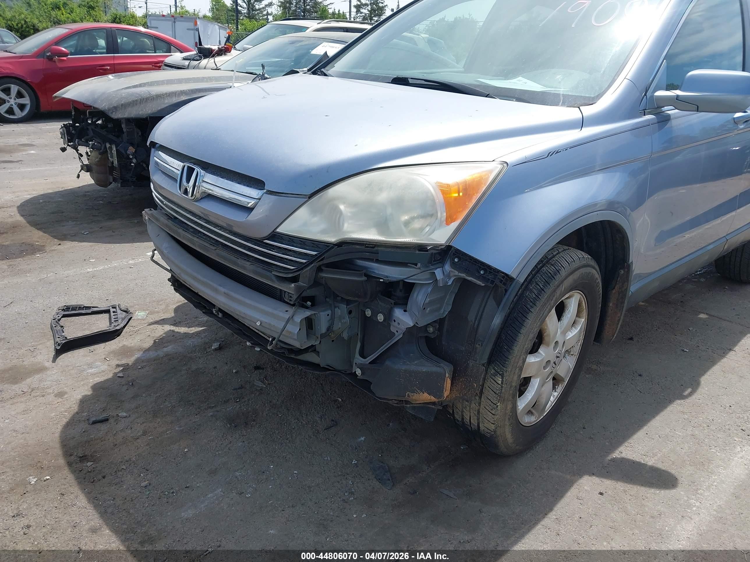 2008 Honda Cr-v Ex-l Blue vin: JHLRE38768C021900