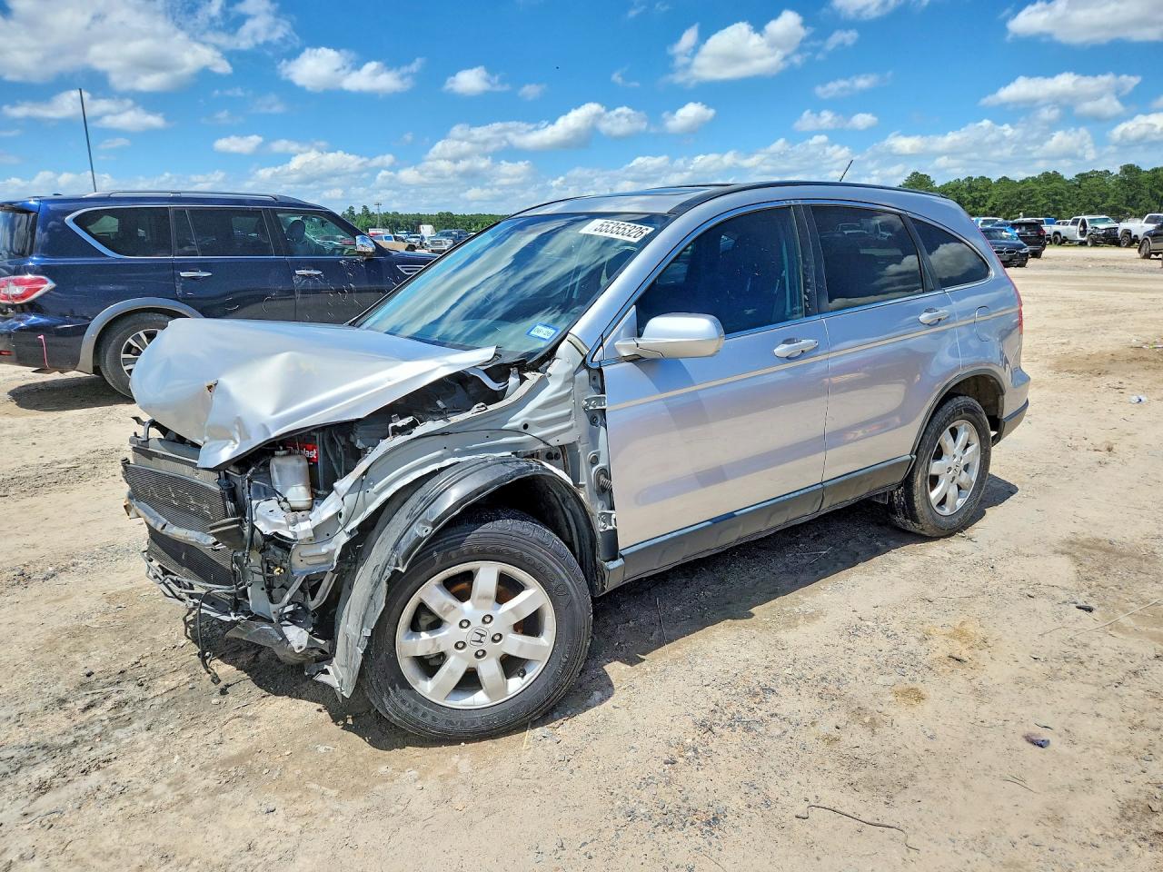 2008 Honda Cr-v Exl Silver vin: JHLRE38768C031049