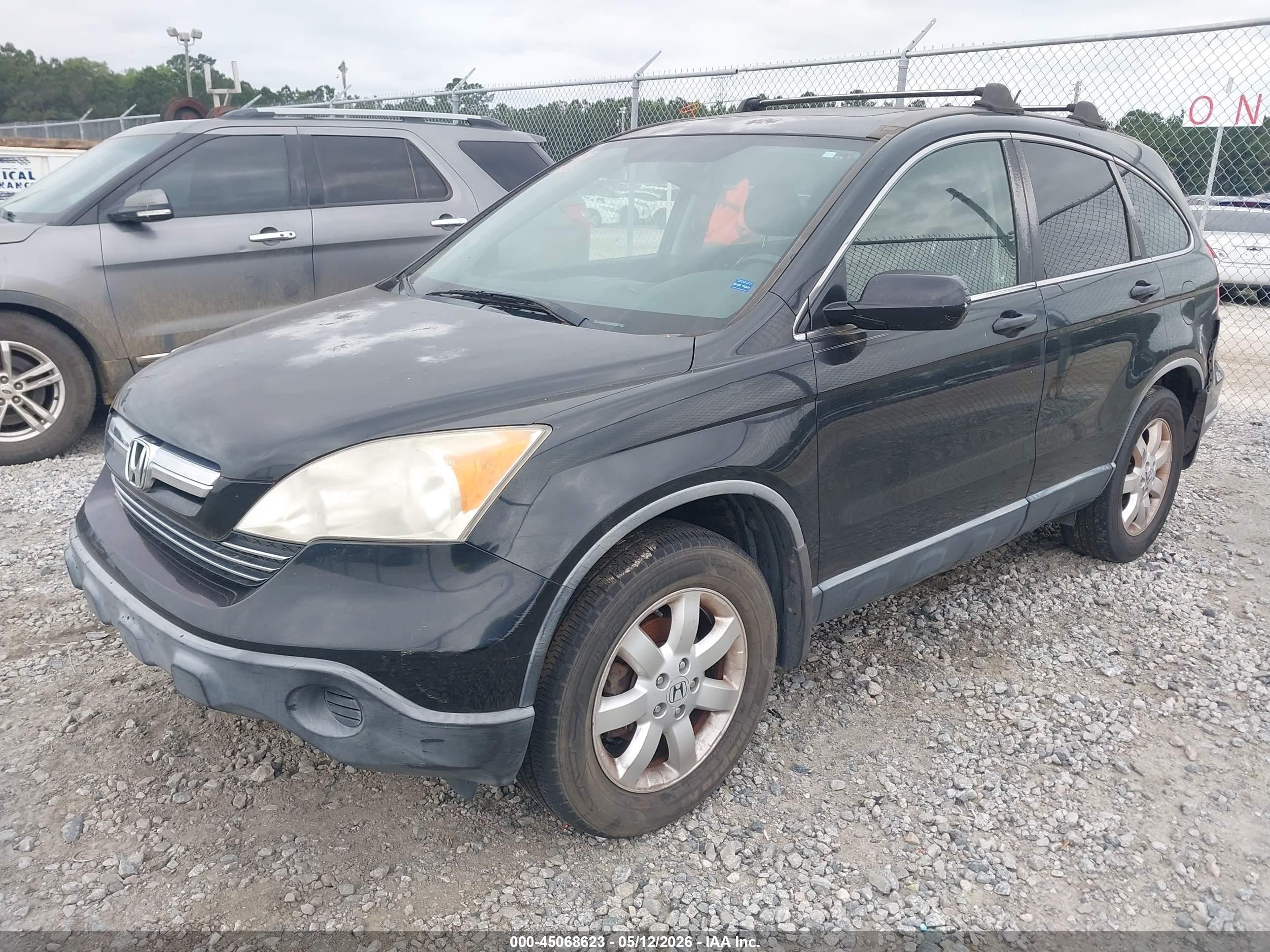 2008 Honda Cr-v Ex-l Черный vin: JHLRE38768C045131
