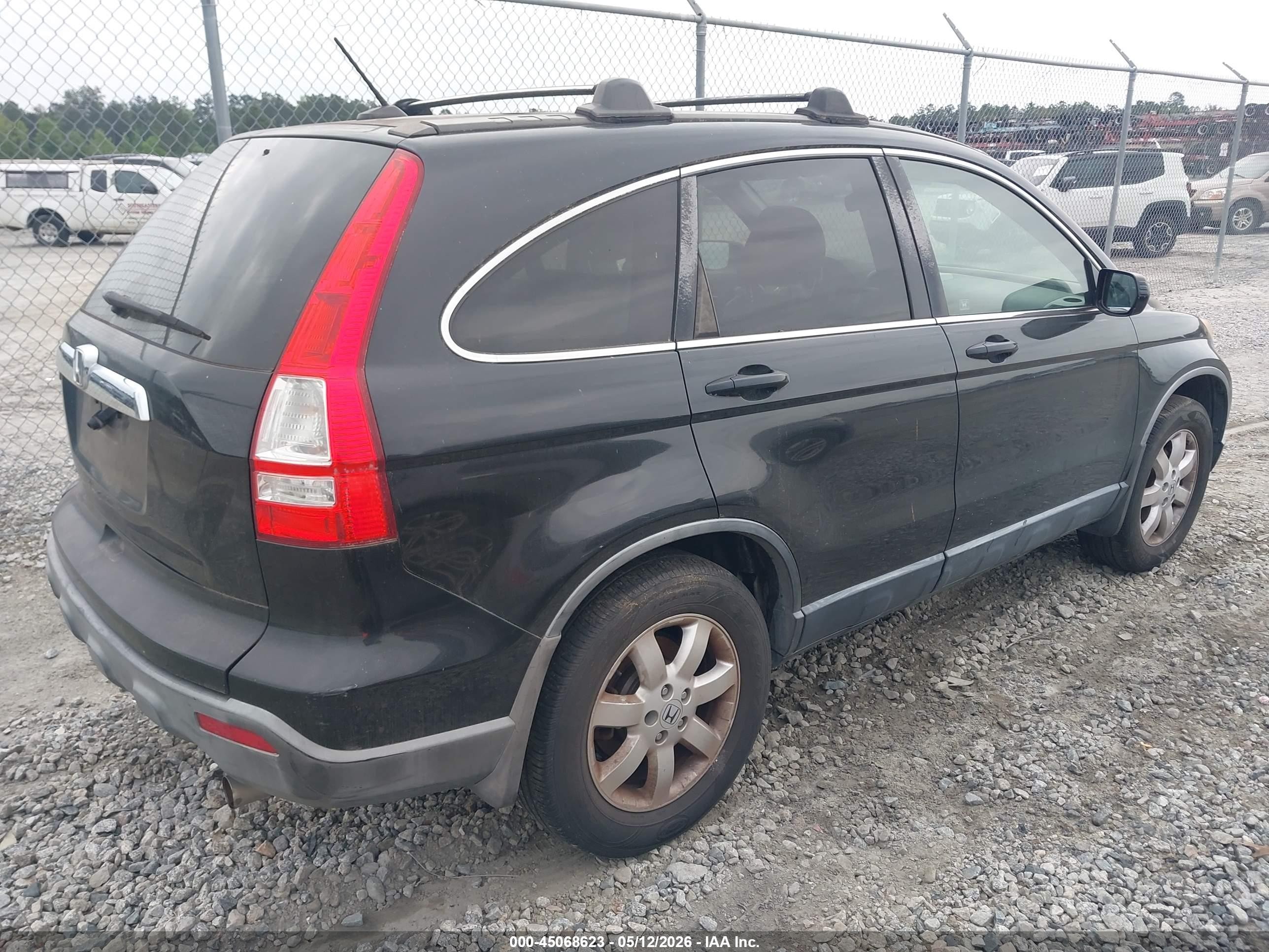2008 Honda Cr-v Ex-l Черный vin: JHLRE38768C045131