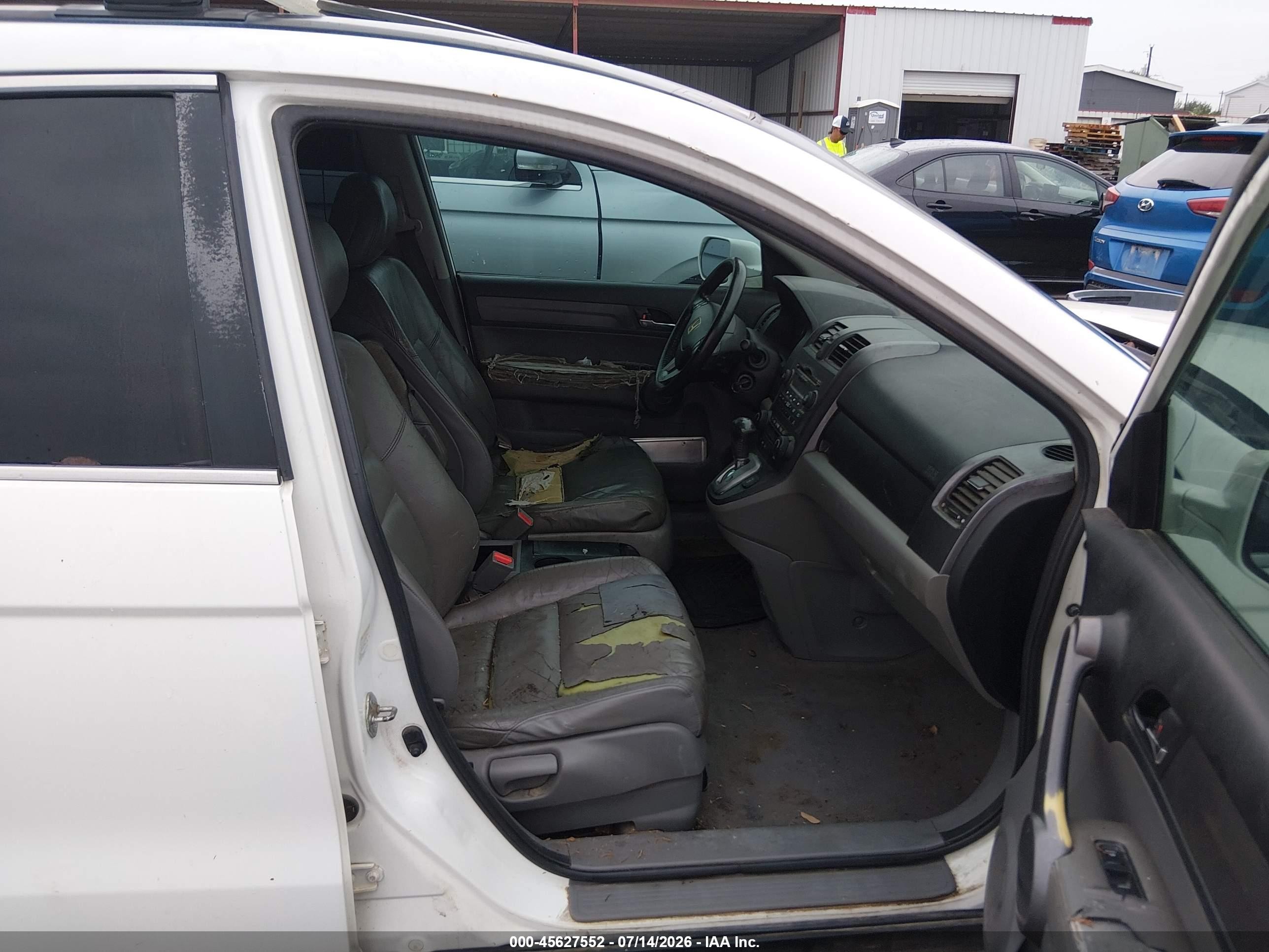 2008 Honda Cr-v Ex-l White vin: JHLRE38768C050720