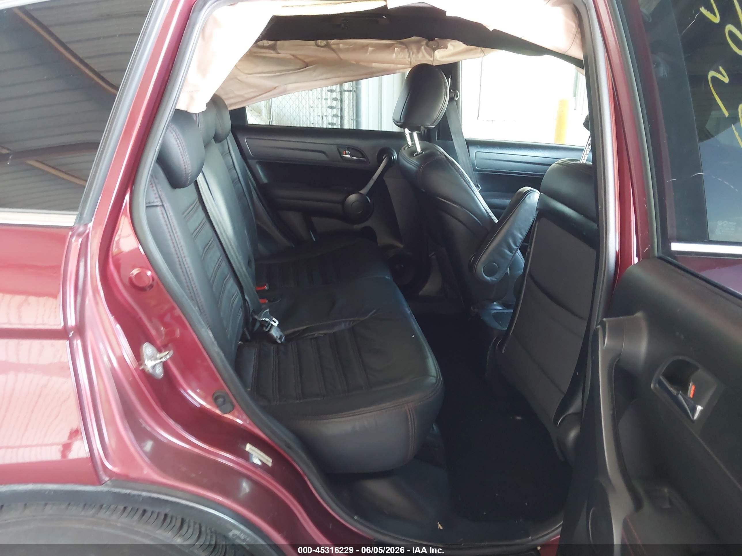 2008 Honda Cr-v Ex-l Burgundy vin: JHLRE38768C057487