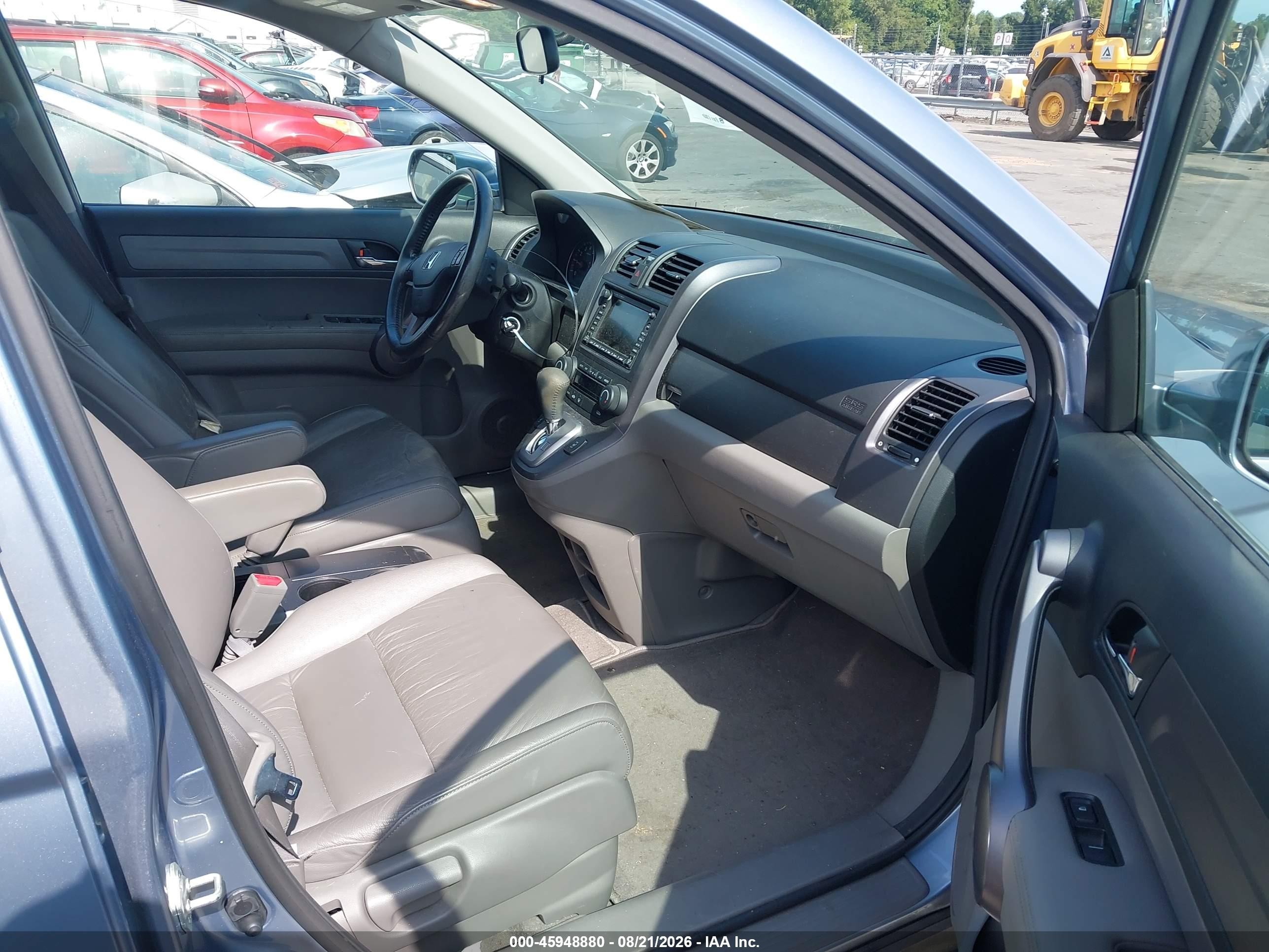 2009 Honda Cr-v Ex-l Light Blue vin: JHLRE38769C007450