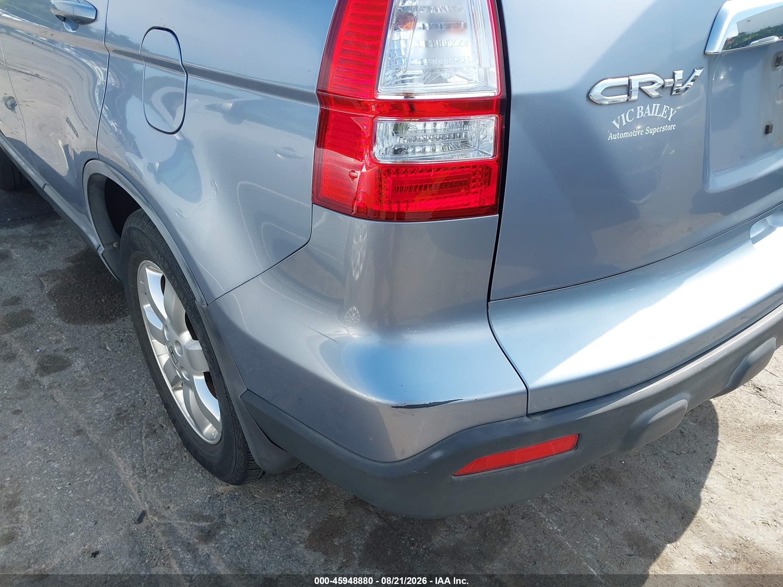 2009 Honda Cr-v Ex-l Light Blue vin: JHLRE38769C007450