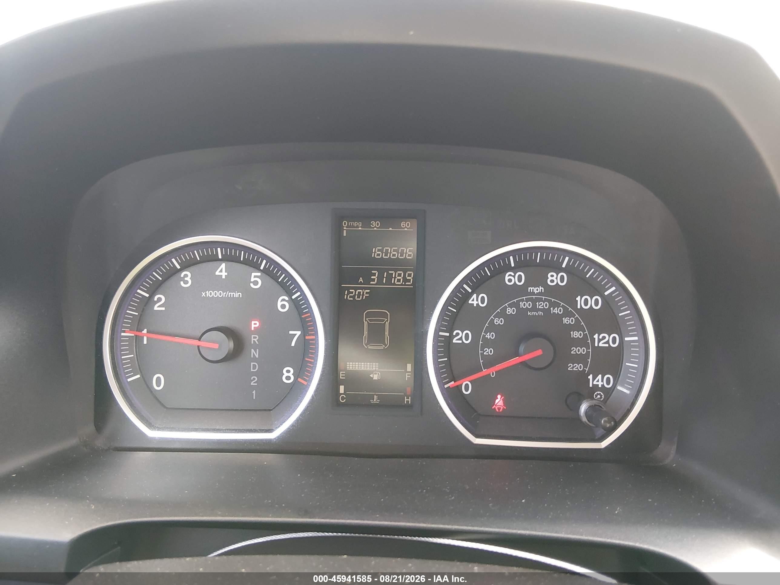 2009 Honda Cr-v Ex-l White vin: JHLRE38769C013474