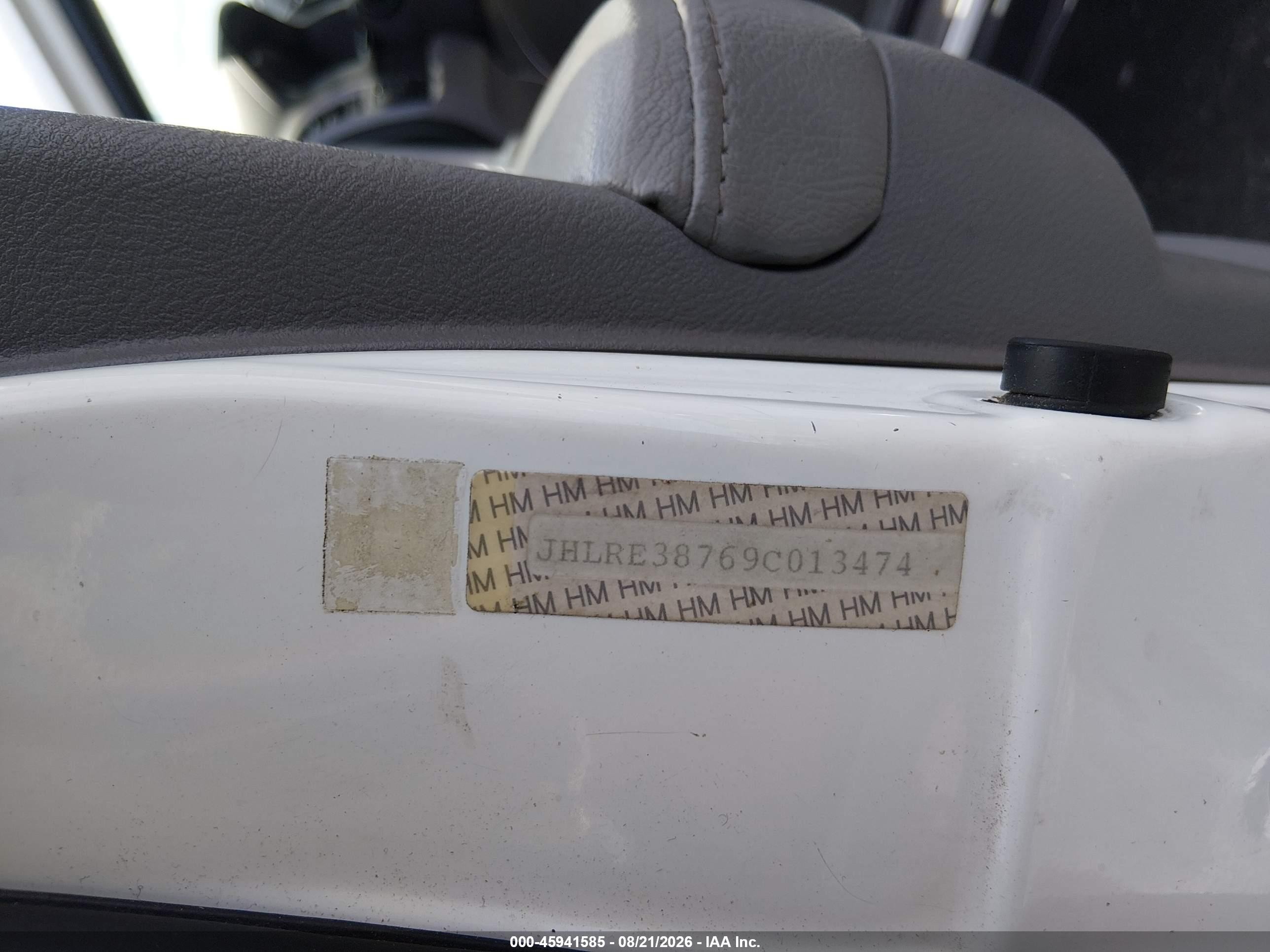 2009 Honda Cr-v Ex-l White vin: JHLRE38769C013474