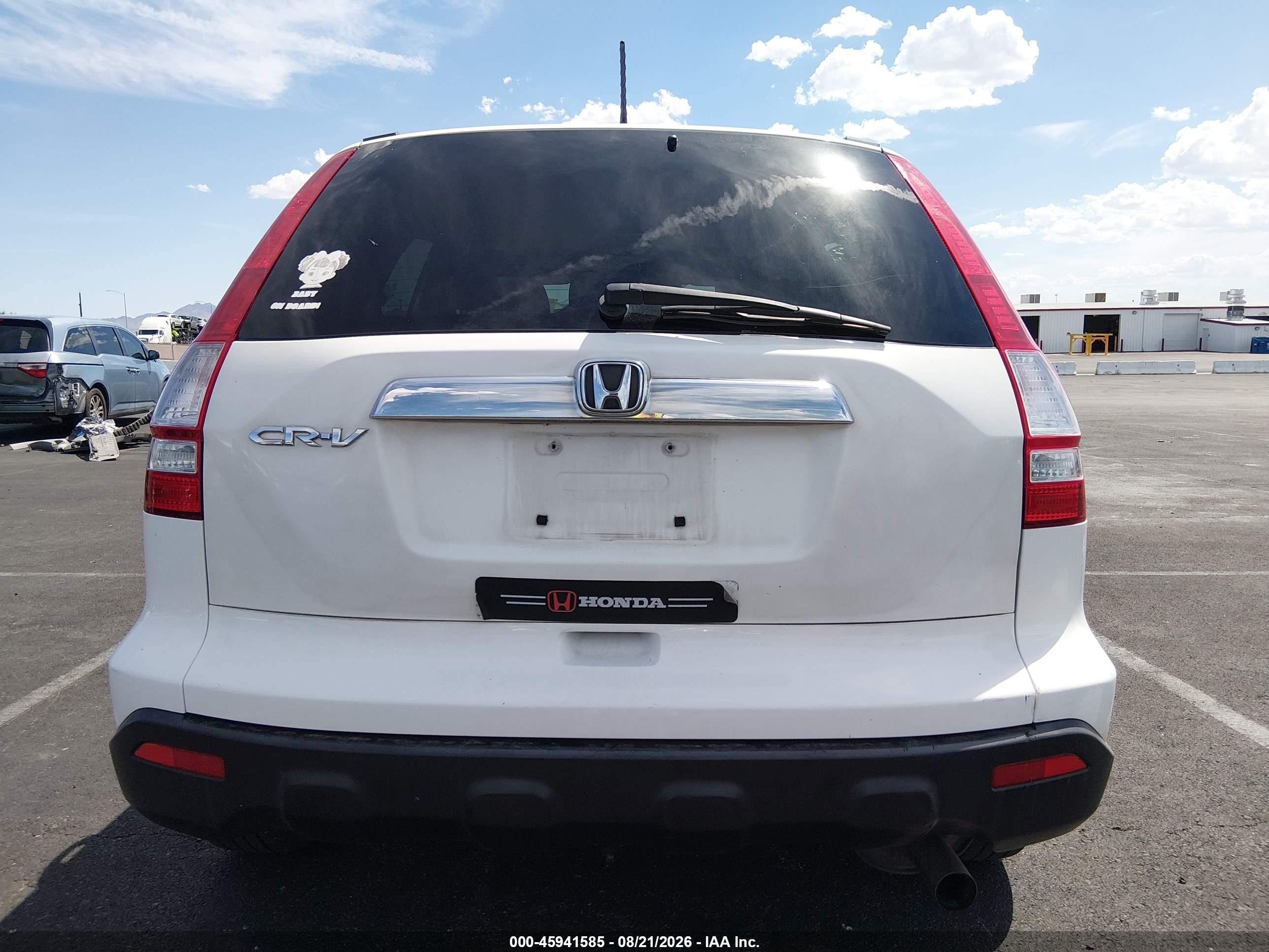 2009 Honda Cr-v Ex-l White vin: JHLRE38769C013474
