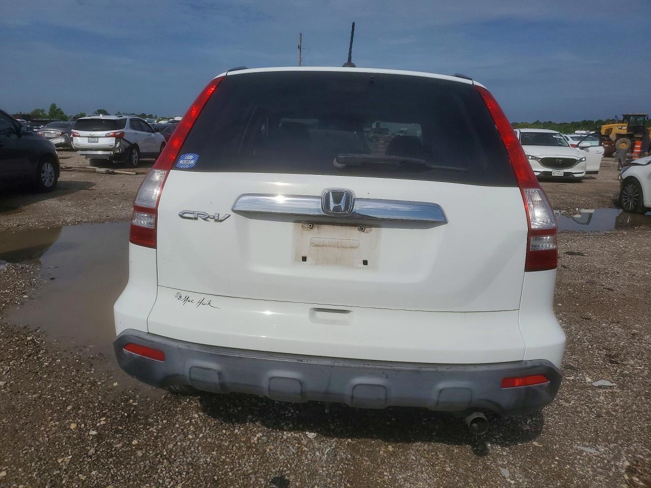 2007 Honda Cr-v Exl White vin: JHLRE38777C055780