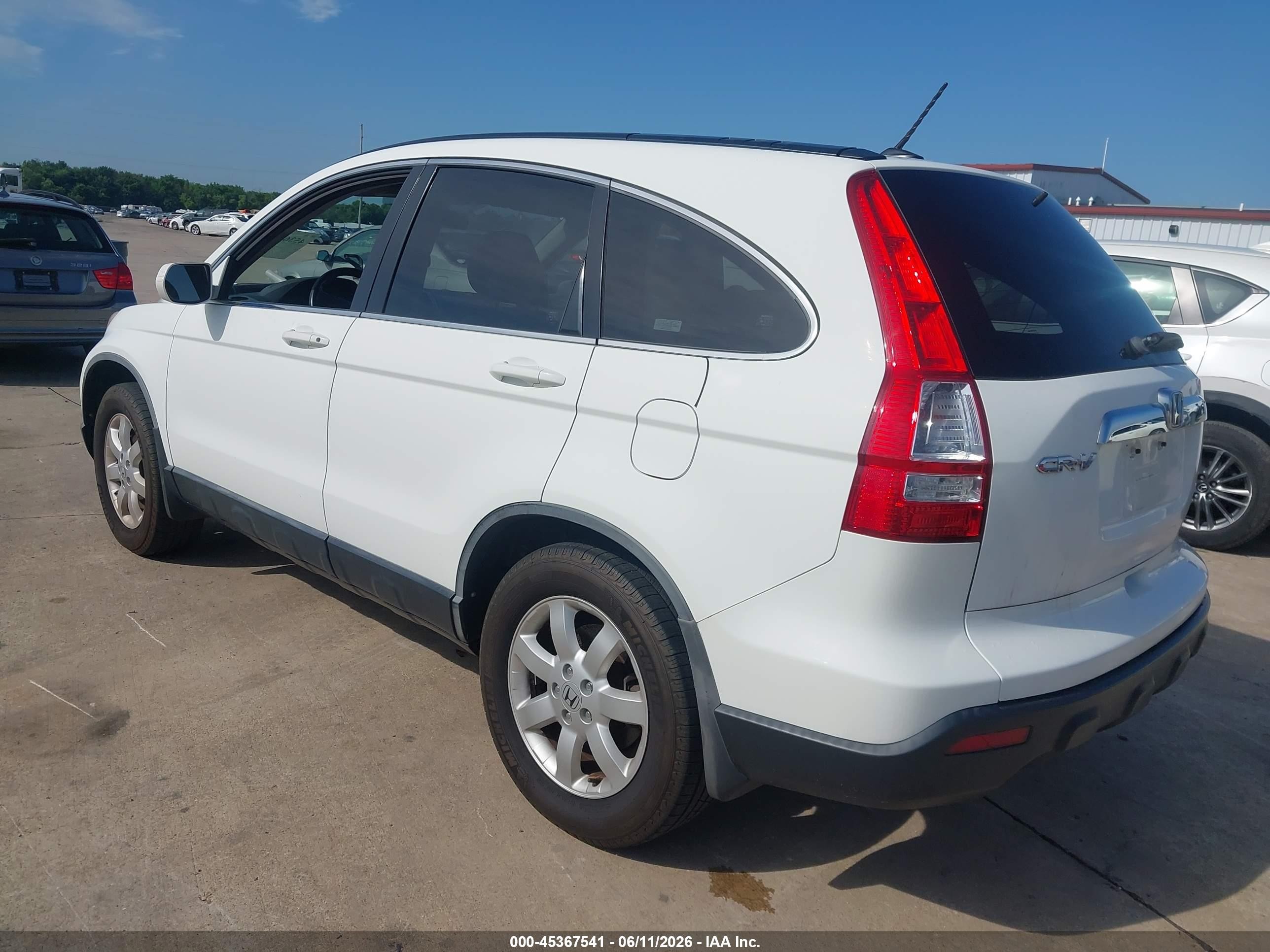2007 Honda Cr-v Ex-l White vin: JHLRE38777C067959