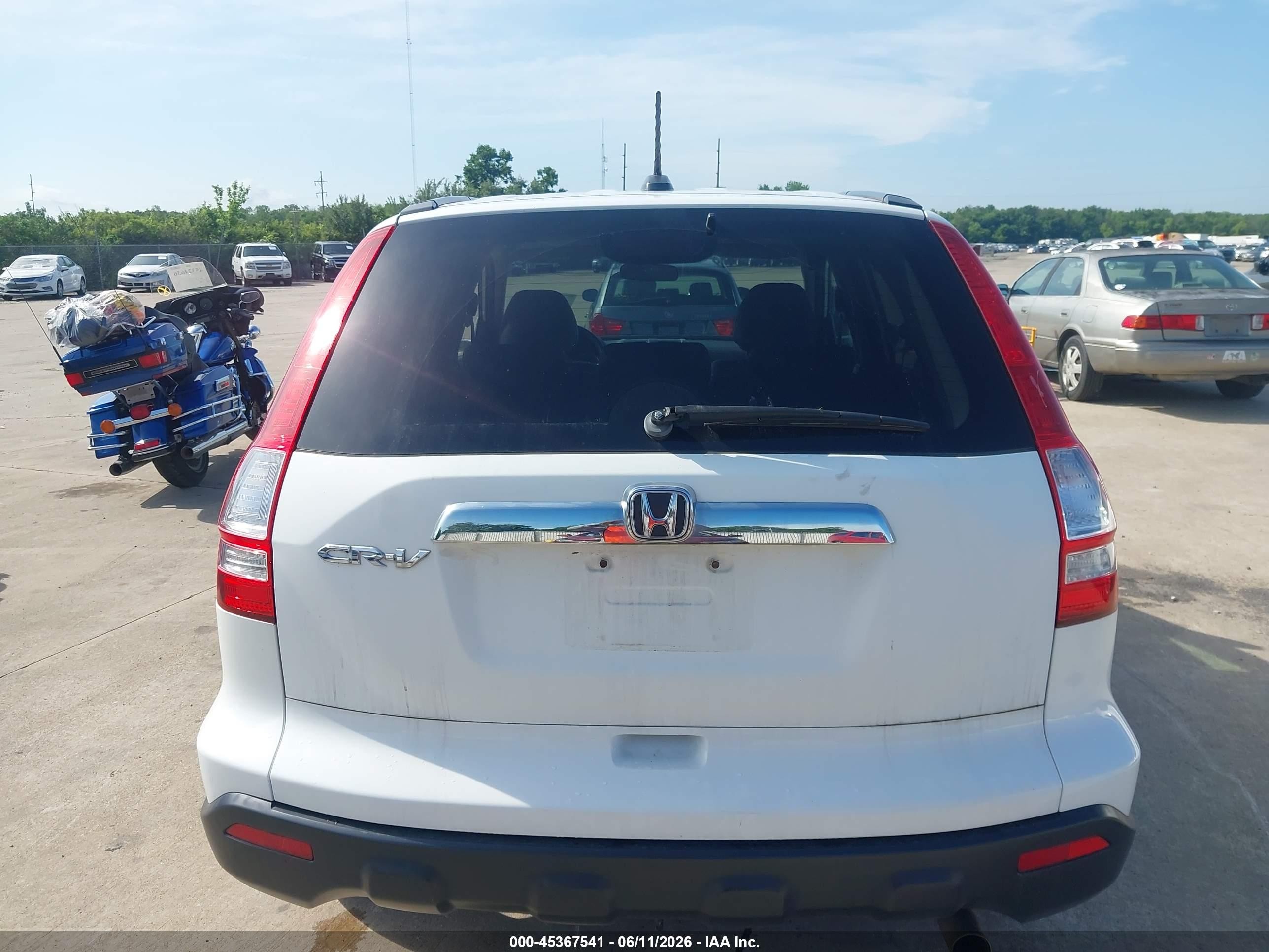 2007 Honda Cr-v Ex-l White vin: JHLRE38777C067959