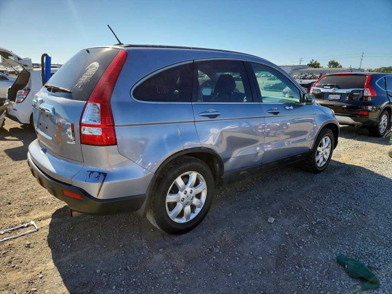 2008 Honda Cr-v Exl Blue vin: JHLRE38778C010713