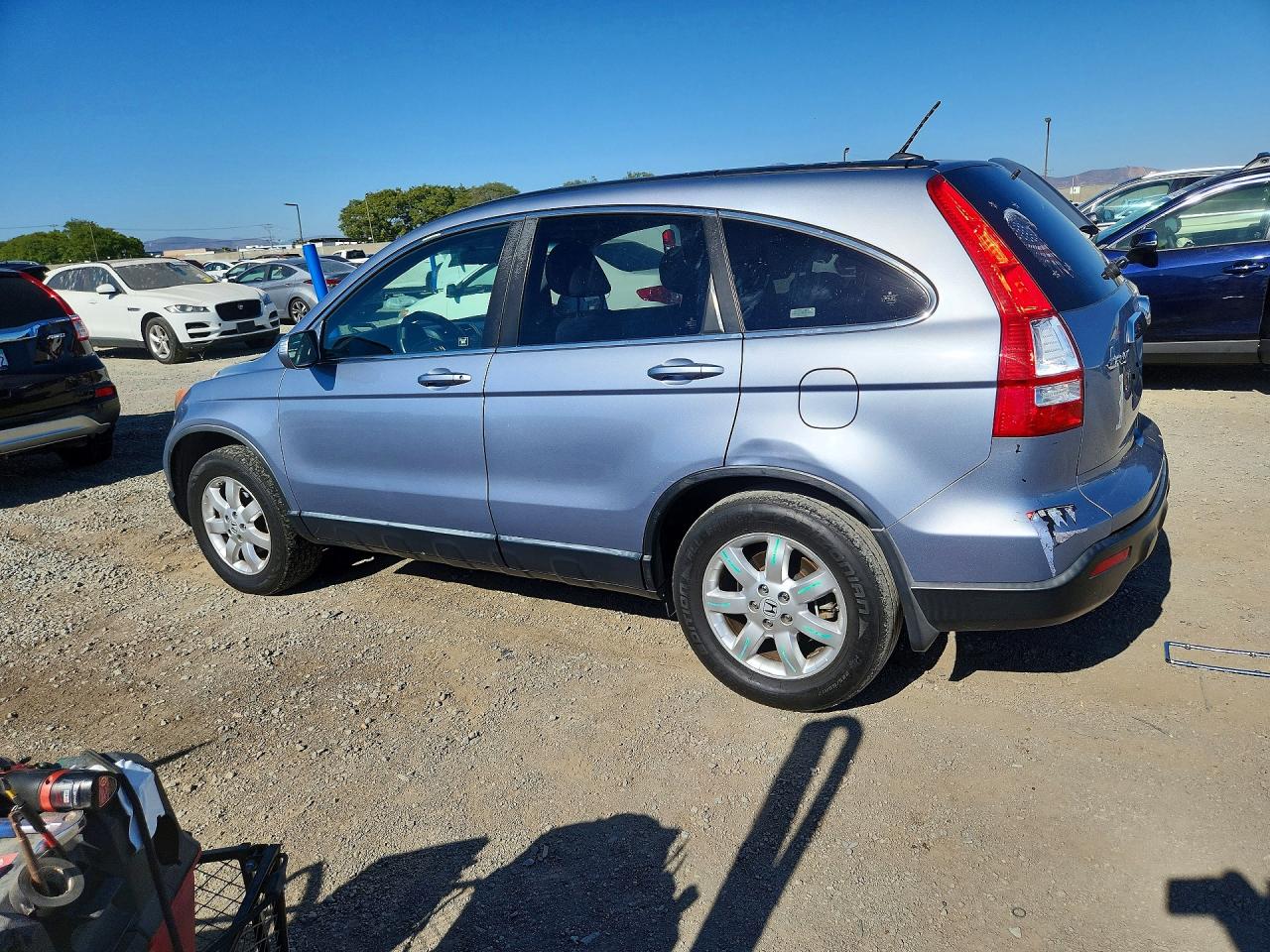 2008 Honda Cr-v Exl Blue vin: JHLRE38778C010713