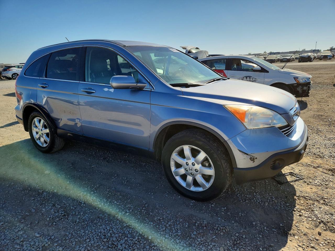 2008 Honda Cr-v Exl Blue vin: JHLRE38778C010713