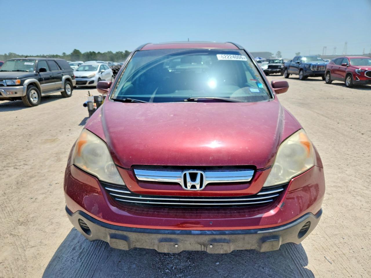 2008 Honda Cr-v Exl Red vin: JHLRE38778C038186