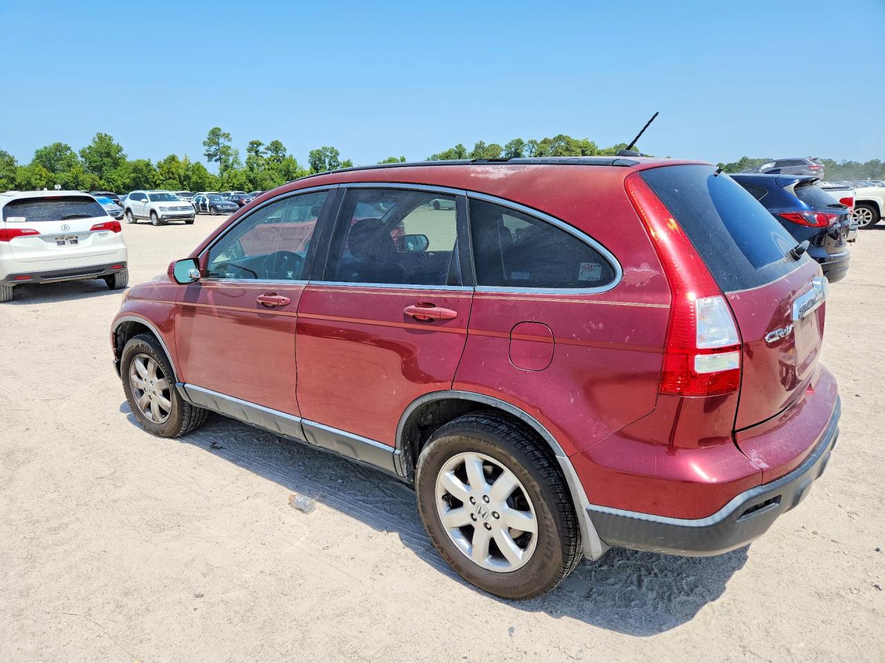 2008 Honda Cr-v Exl Red vin: JHLRE38778C038186