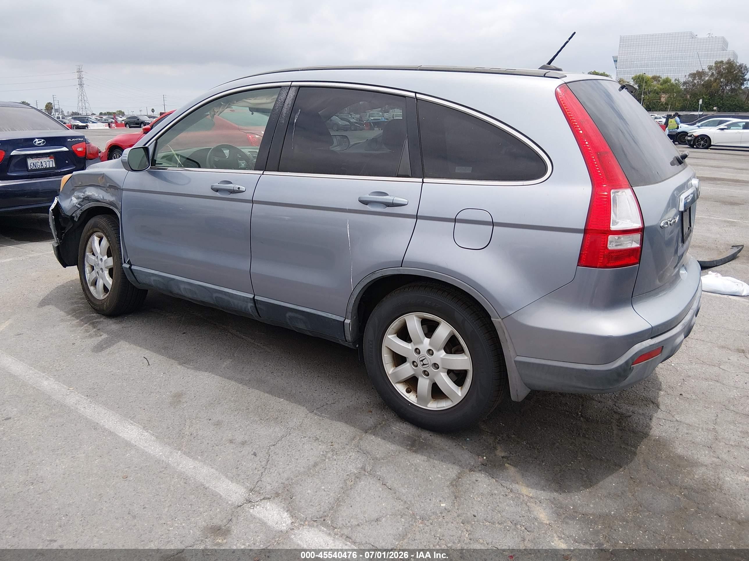 2008 Honda Cr-v Ex-l Light Blue vin: JHLRE38778C039502