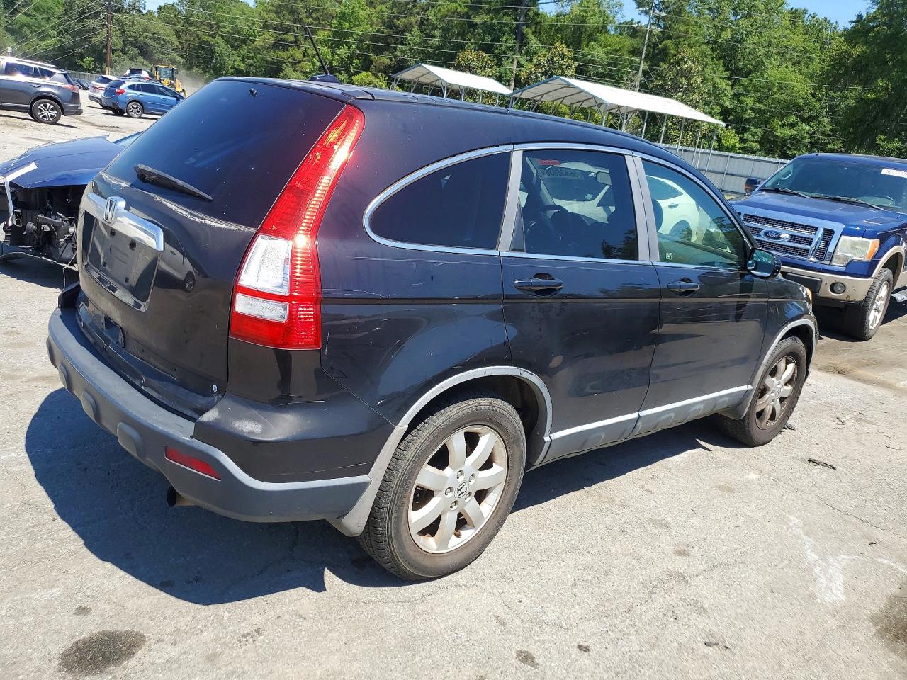 2008 Honda Cr-v Exl Black vin: JHLRE38778C040973