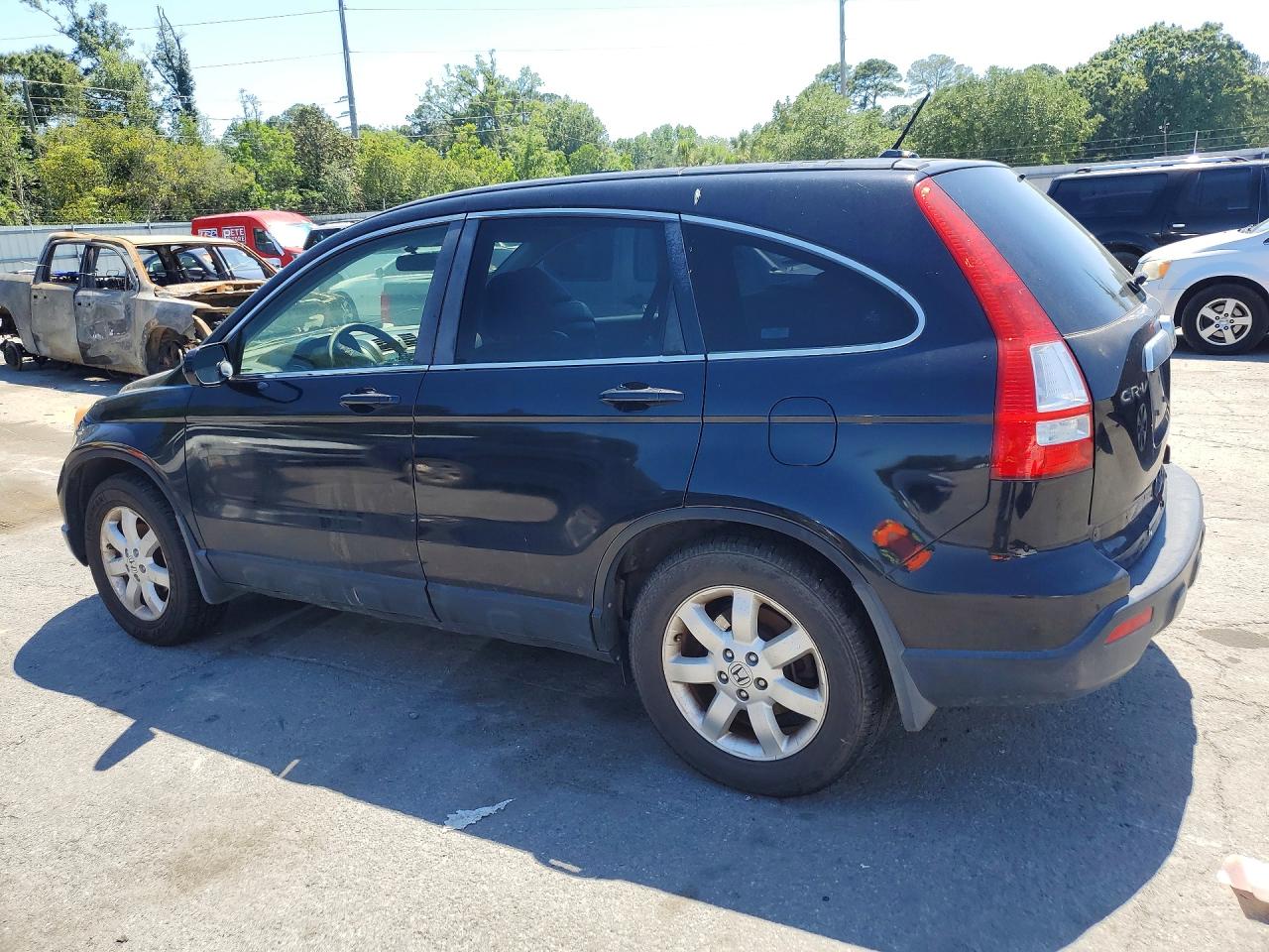 2008 Honda Cr-v Exl Black vin: JHLRE38778C040973
