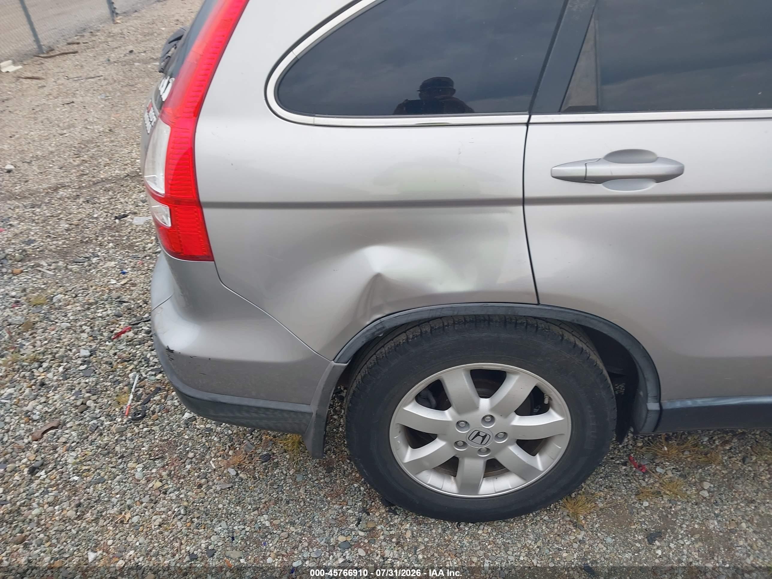2008 Honda Cr-v Ex-l Silver vin: JHLRE38778C042965