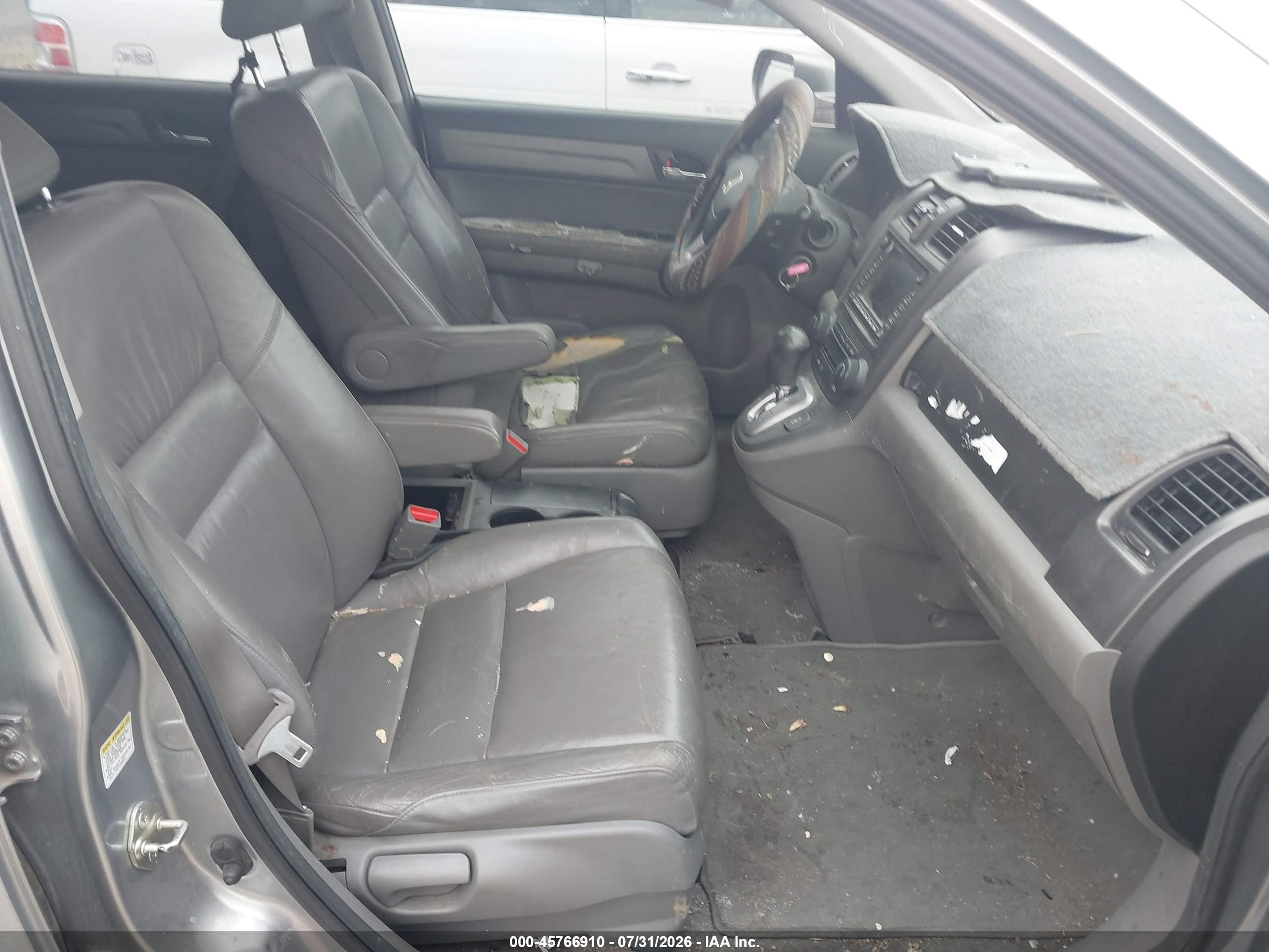 2008 Honda Cr-v Ex-l Silver vin: JHLRE38778C042965