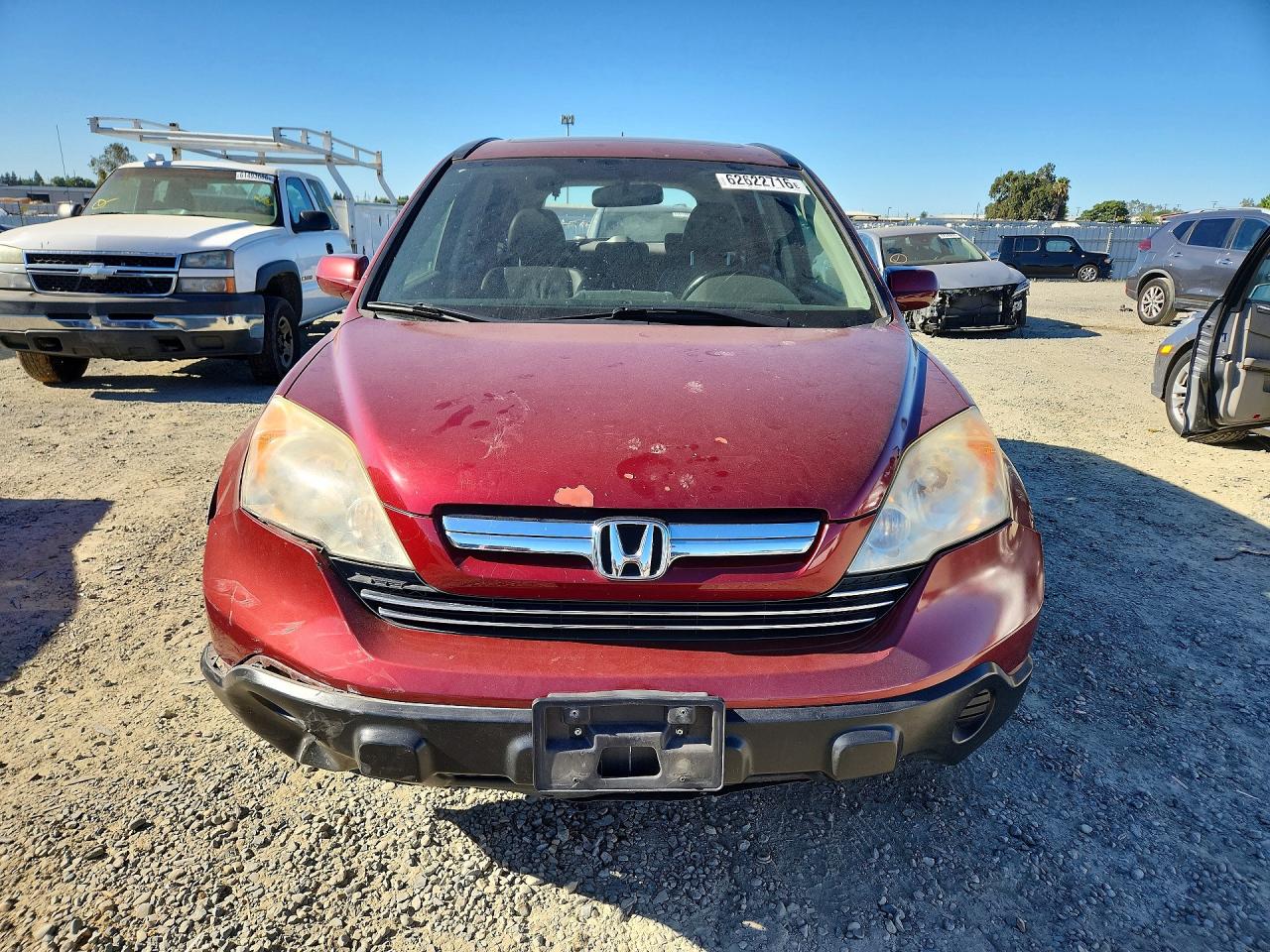 2008 Honda Cr-v Exl Red vin: JHLRE38778C049110