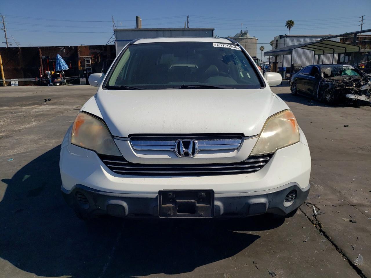 2008 Honda Cr-v Exl White vin: JHLRE38778C058339