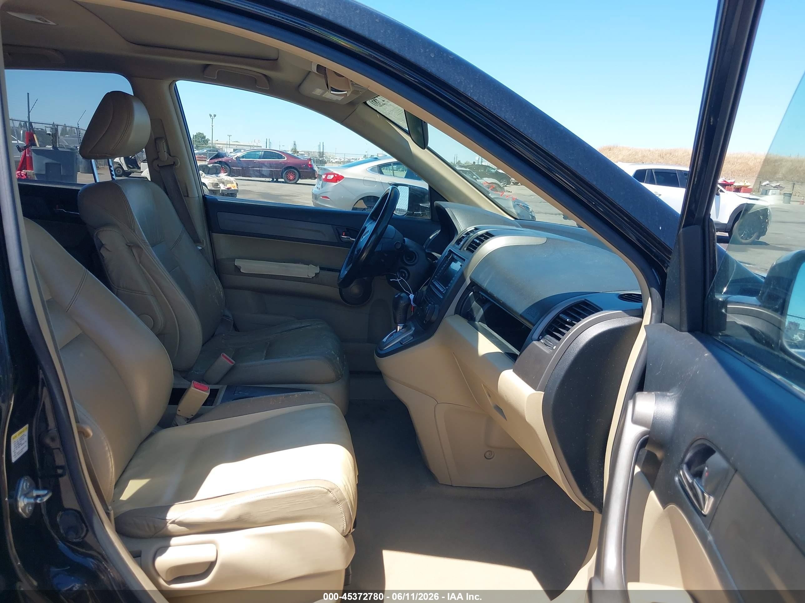 2009 Honda Cr-v Ex-l Black vin: JHLRE38779C007330