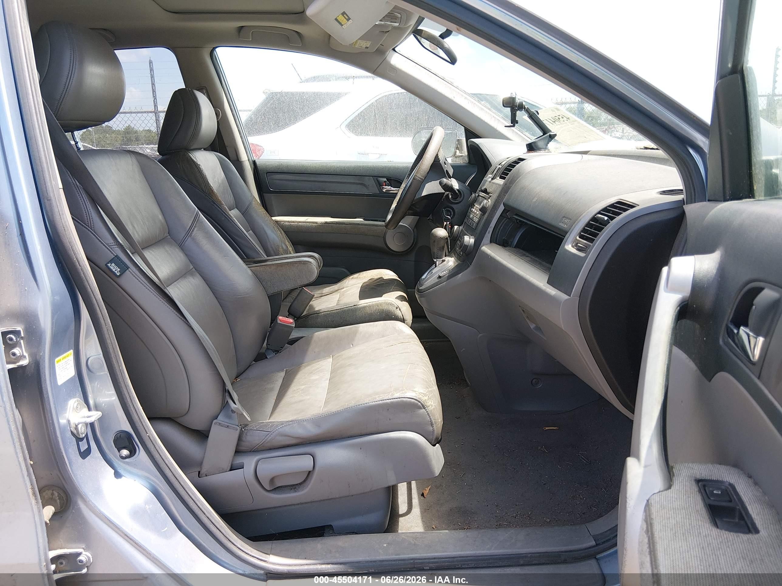 2007 Honda Cr-v Ex-l Silver vin: JHLRE38787C014932