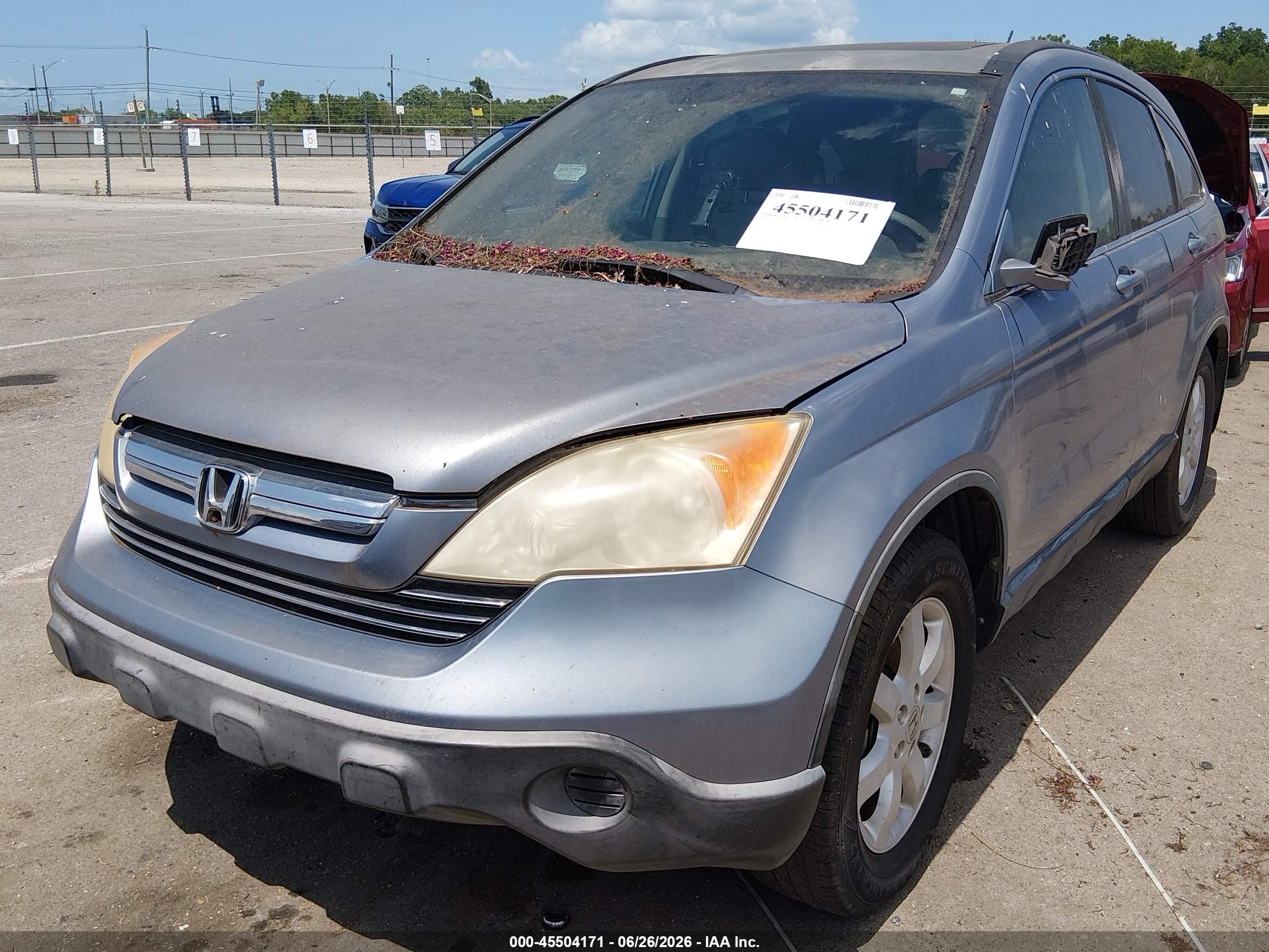 2007 Honda Cr-v Ex-l Silver vin: JHLRE38787C014932