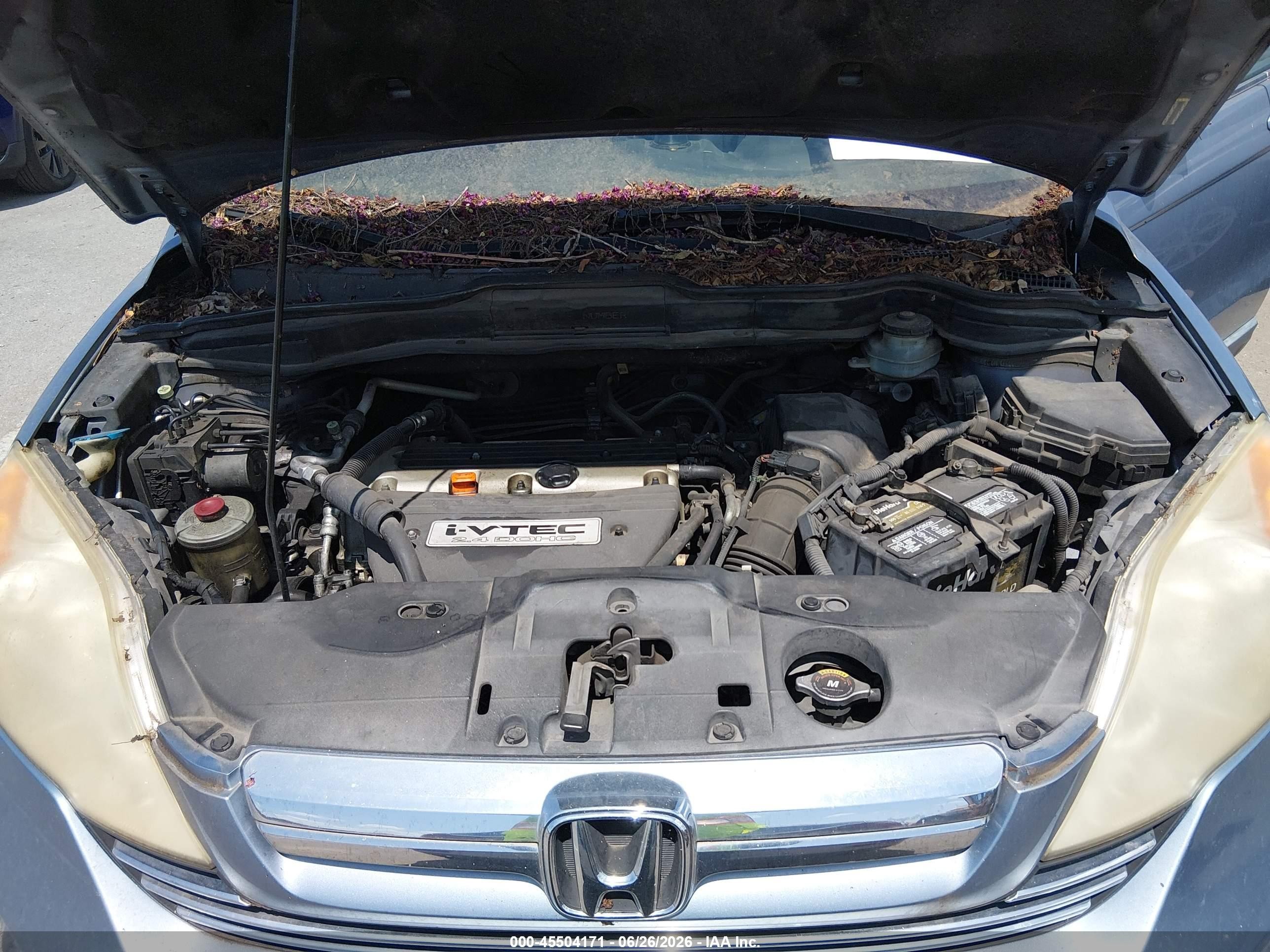 2007 Honda Cr-v Ex-l Silver vin: JHLRE38787C014932