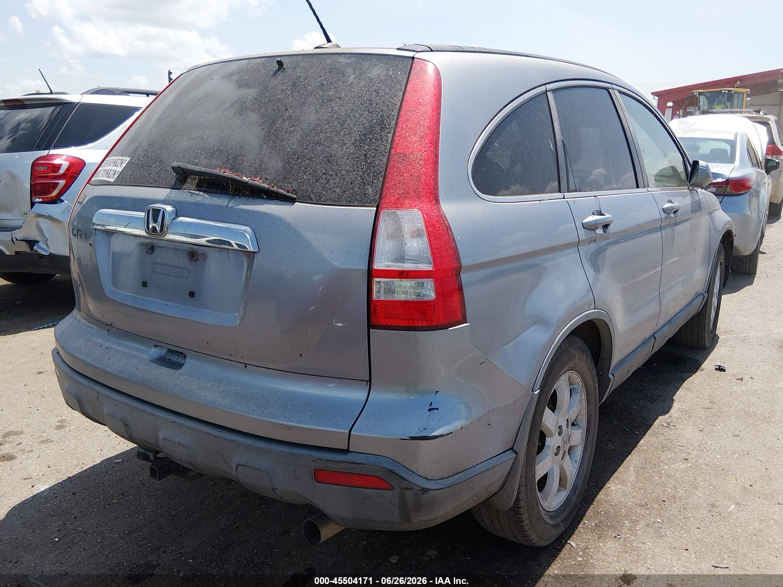 2007 Honda Cr-v Ex-l Silver vin: JHLRE38787C014932