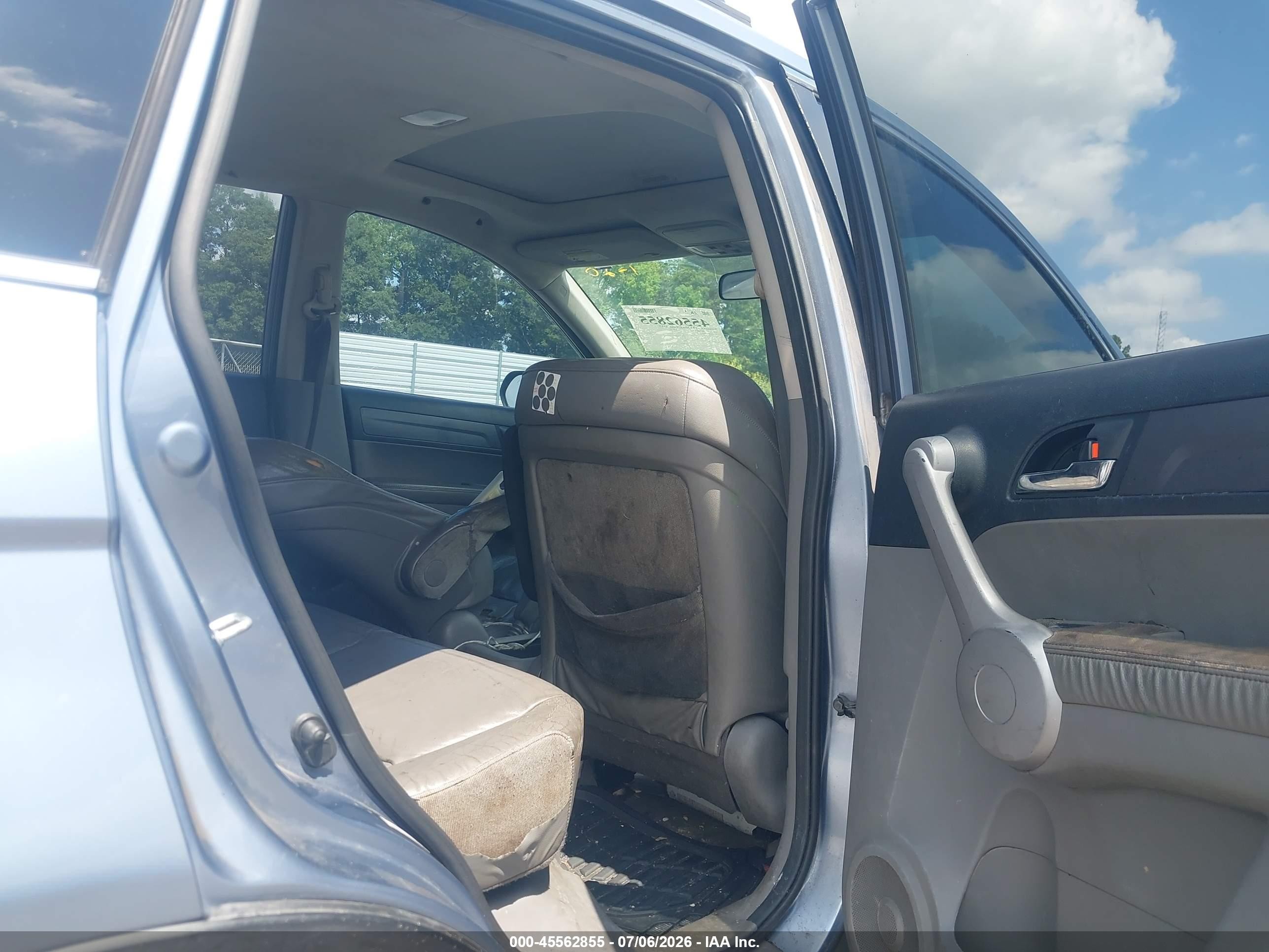 2007 Honda Cr-v Ex-l Light Blue vin: JHLRE38787C022707