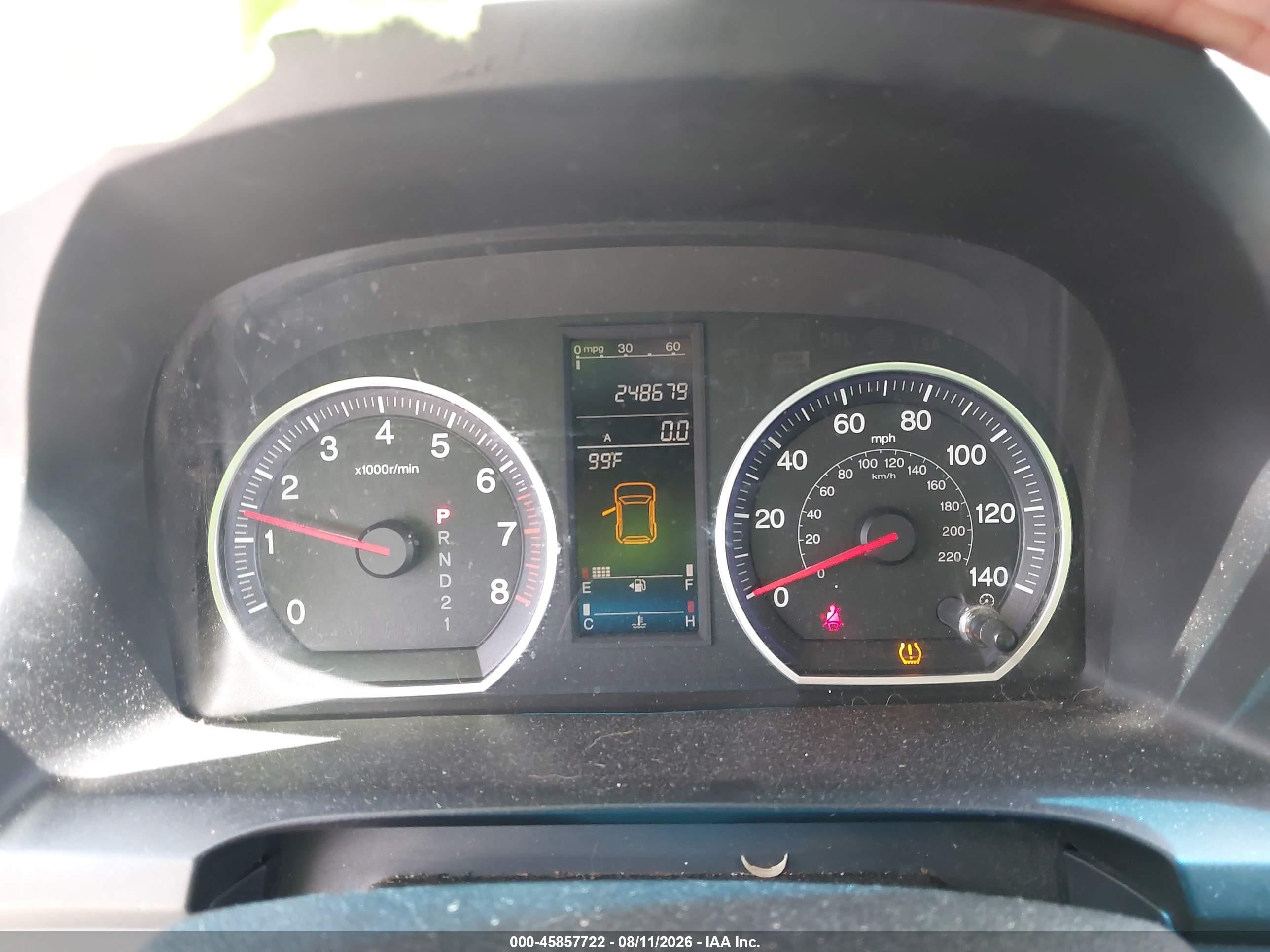 2007 Honda Cr-v Ex-l Light Blue vin: JHLRE38787C027289