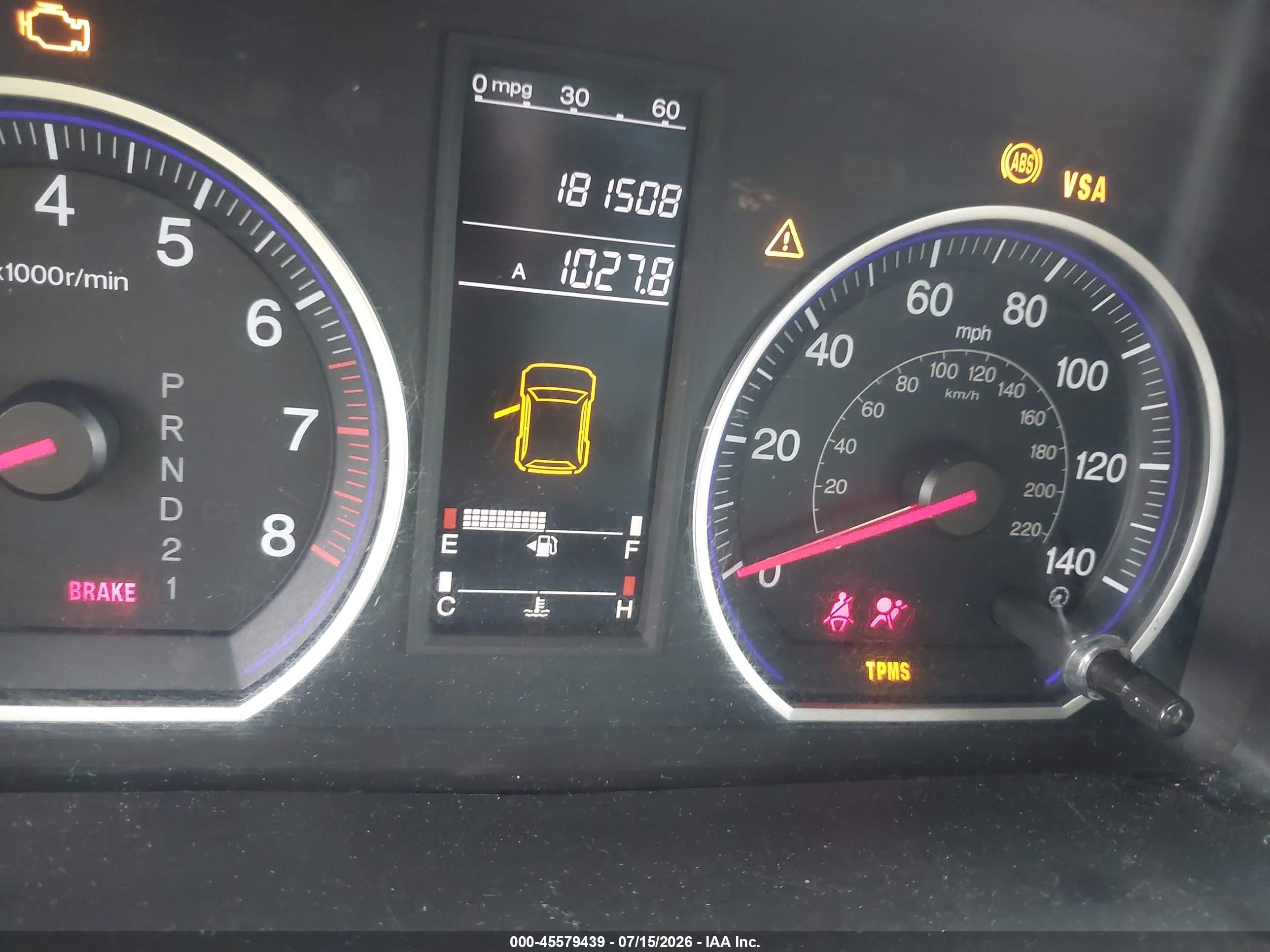 2008 Honda Cr-v Ex-l Black vin: JHLRE38788C012146