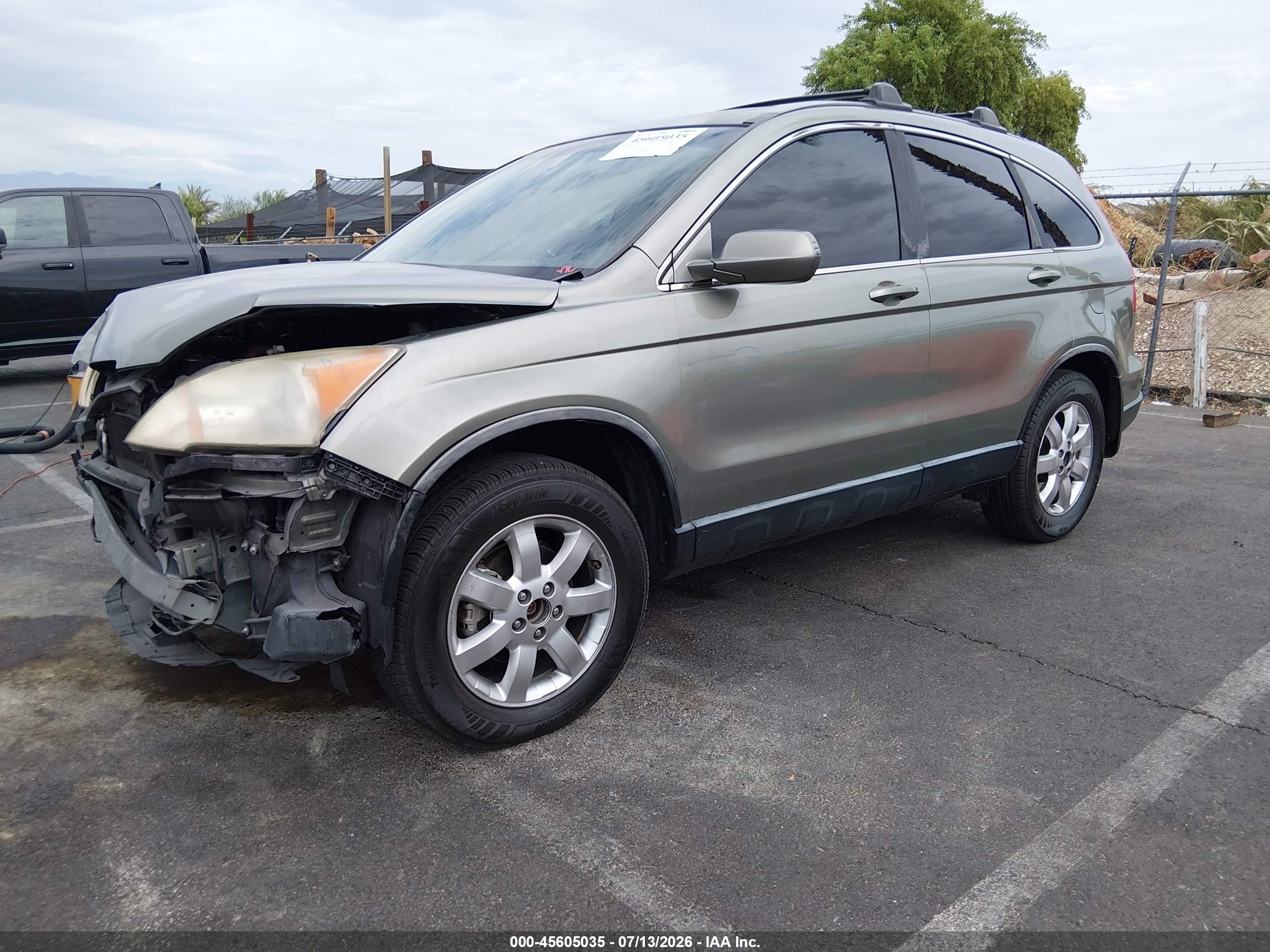 2008 Honda Cr-v Ex-l Зеленый vin: JHLRE38788C030839