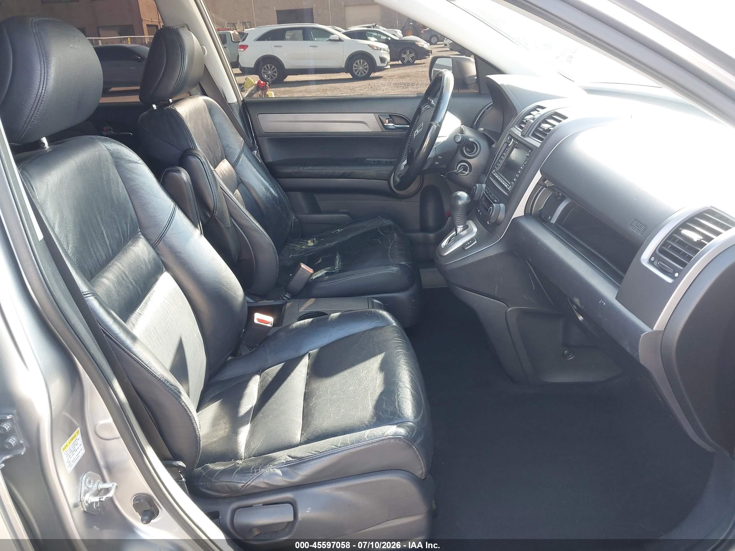 2008 Honda Cr-v Ex-l Silver vin: JHLRE38788C053831